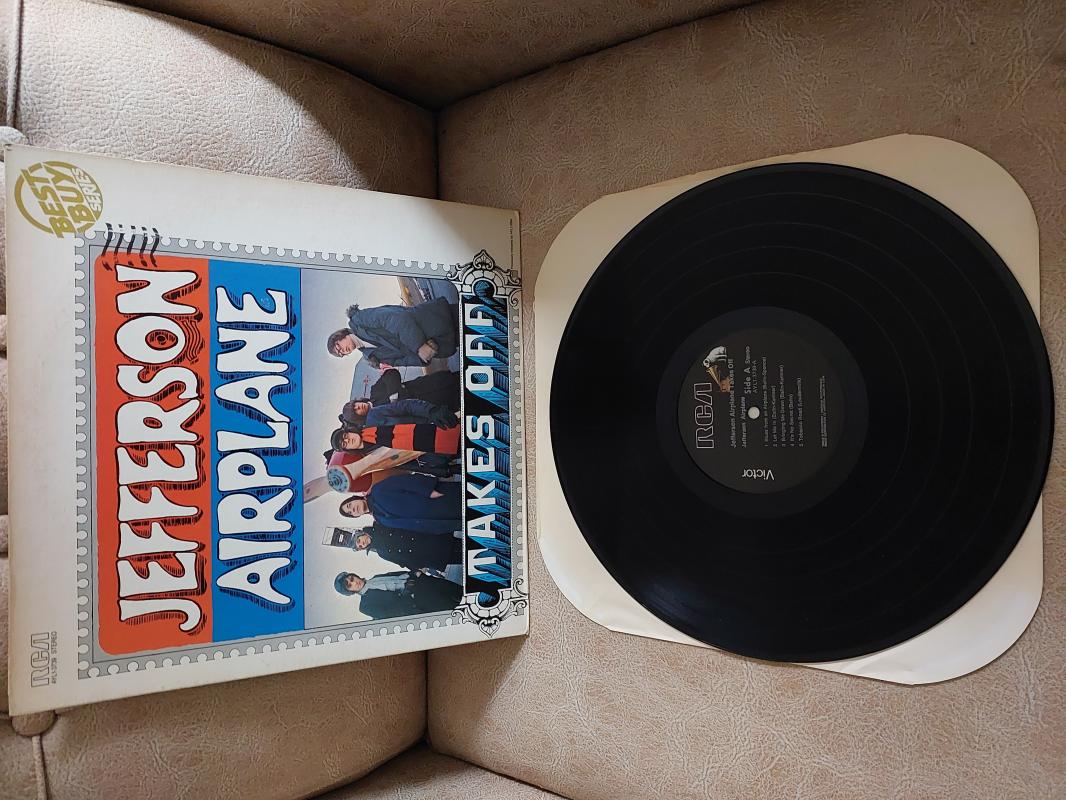 Jefferson Airplane – Jefferson Airplane Takes Off - 1980 USA Basım 33 Lük Plak LP Albüm