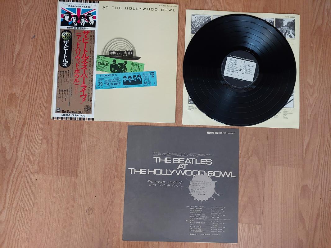 The Beatles – The Beatles At The Hollywood Bowl - 1977 Japonya Basım Albüm - 33 Lük LP Plak Obili