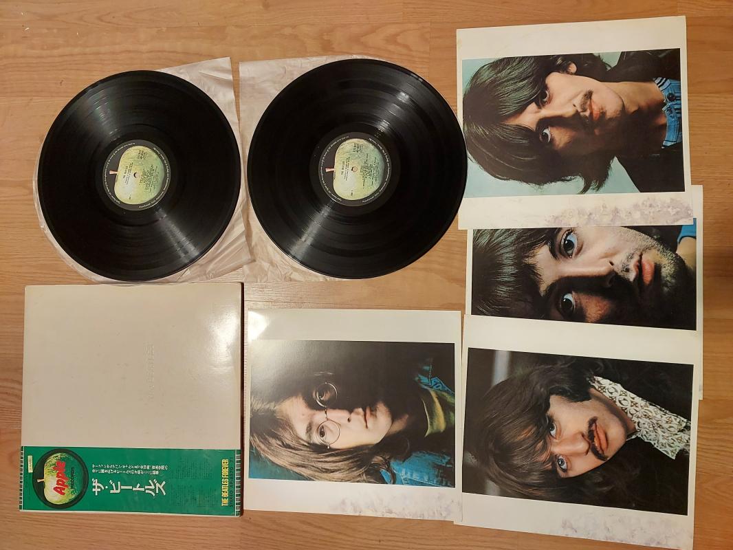 The Beatles ‎– The Beatles ( White Album) - 1972 Japonya Numaralı Basım  Album - 33 Lük 2XLP Plak