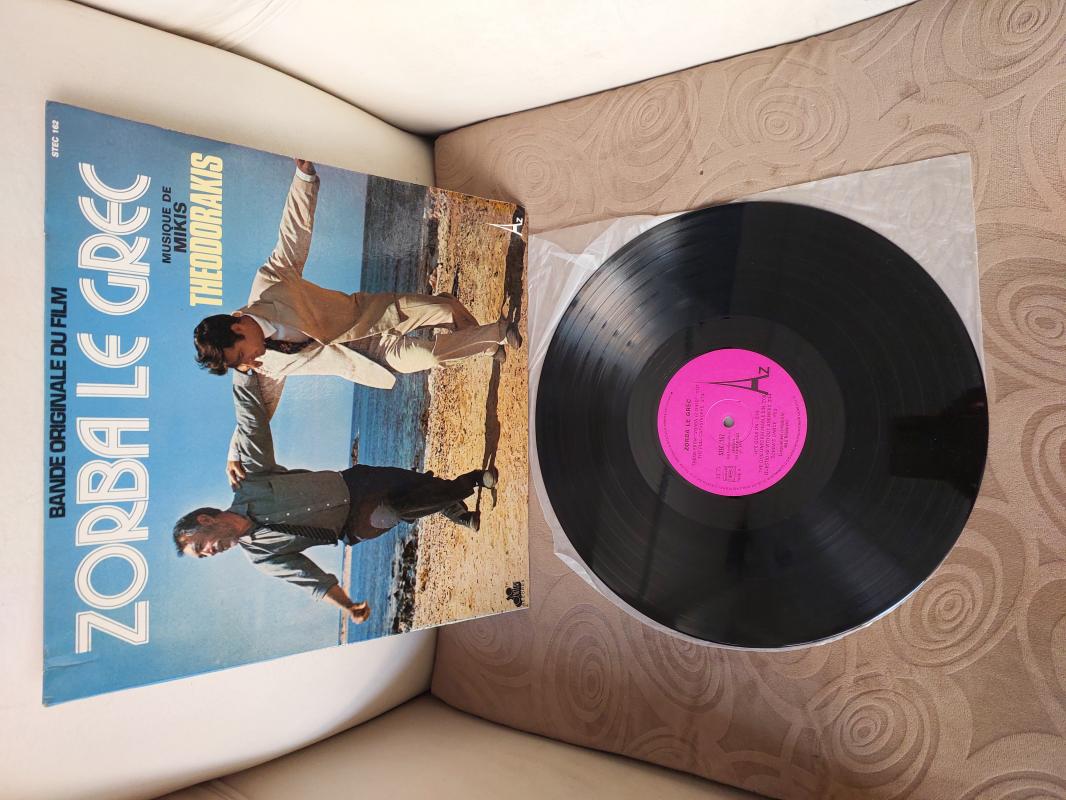 Mikis Theodorakis – Zorba Le Grec - Soundtrack - 1974 Fransa Basım - 33 lük LP Plak Albüm