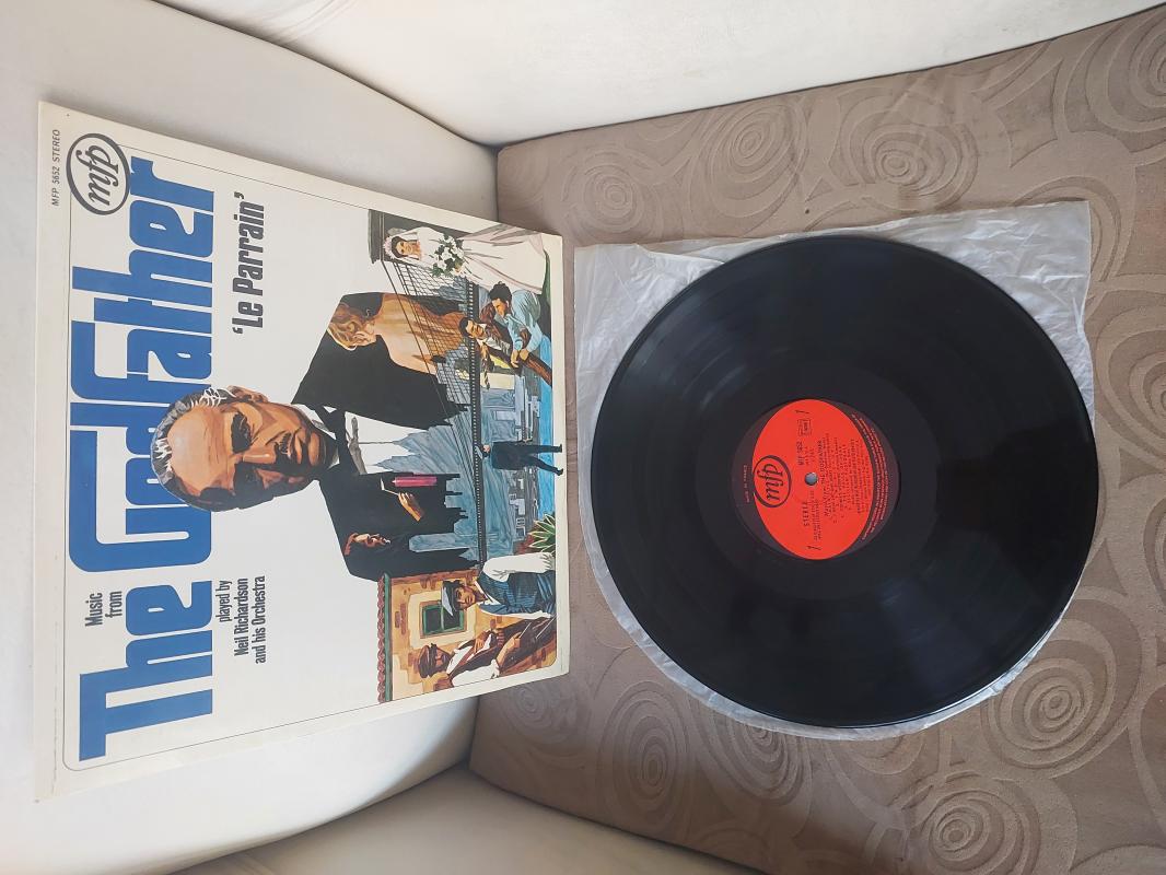 The Godfather Soundtrack - Neil Richardson And His Orchestra - 1972 Fransa Basım - 33 lük LP Plak