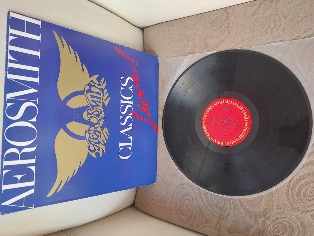 AEROSMITH - Classics Live  - 1986 USA Basım  Albüm - 33 lük LP Plak