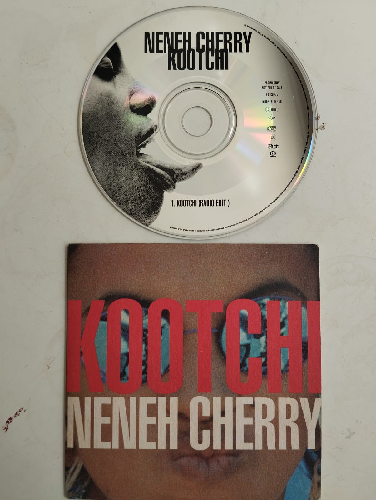 Neneh Cherry – Kootchi -  1996 Avrupa Basım 2. El  CD, Single, Promo, Cardboard Sleeve