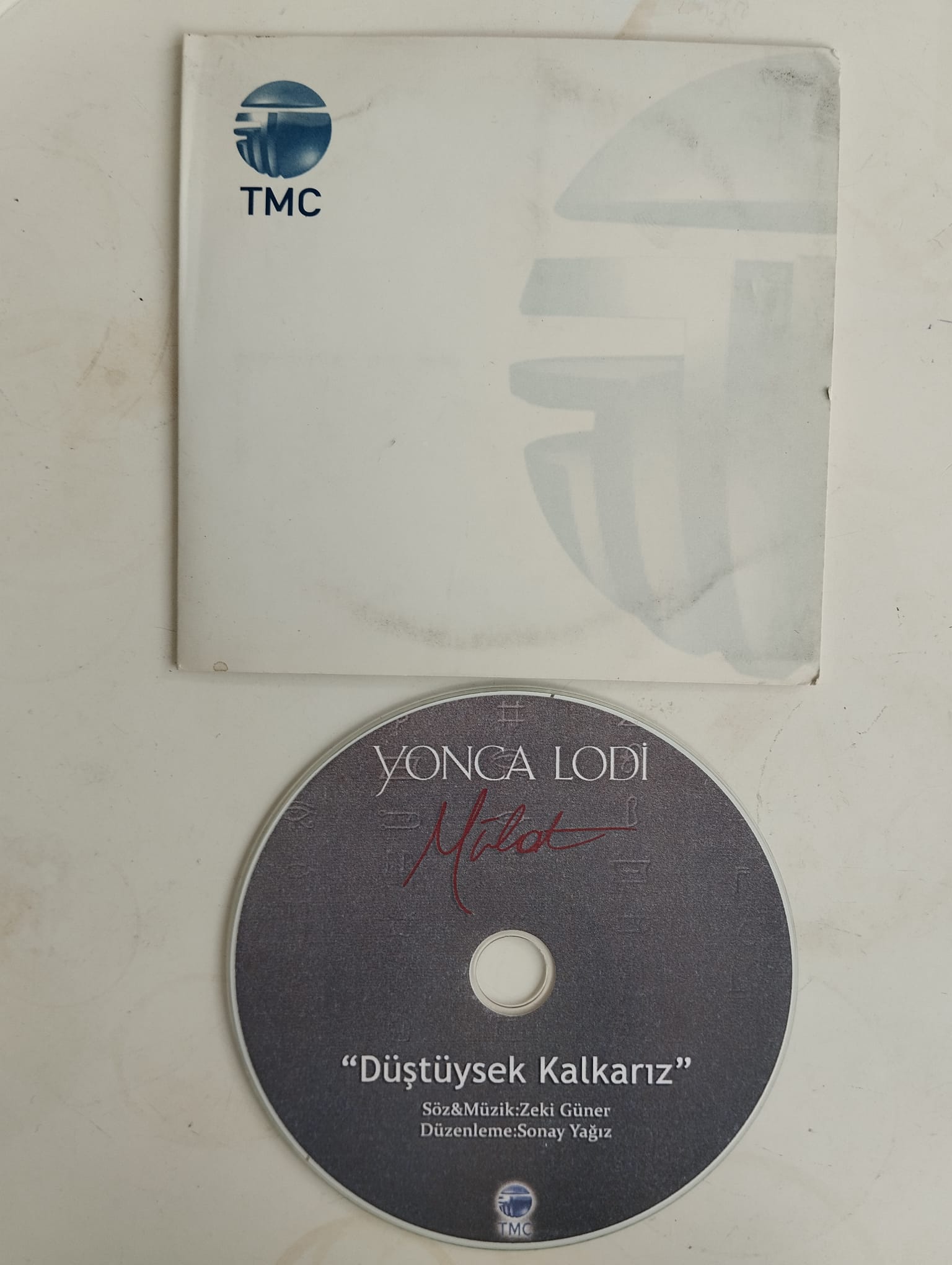 Yonca Lodi  – Düştüysek Kalkarız ( Milat ) -  2012  Türkiye Basım - 2. El CD, Single, Promo