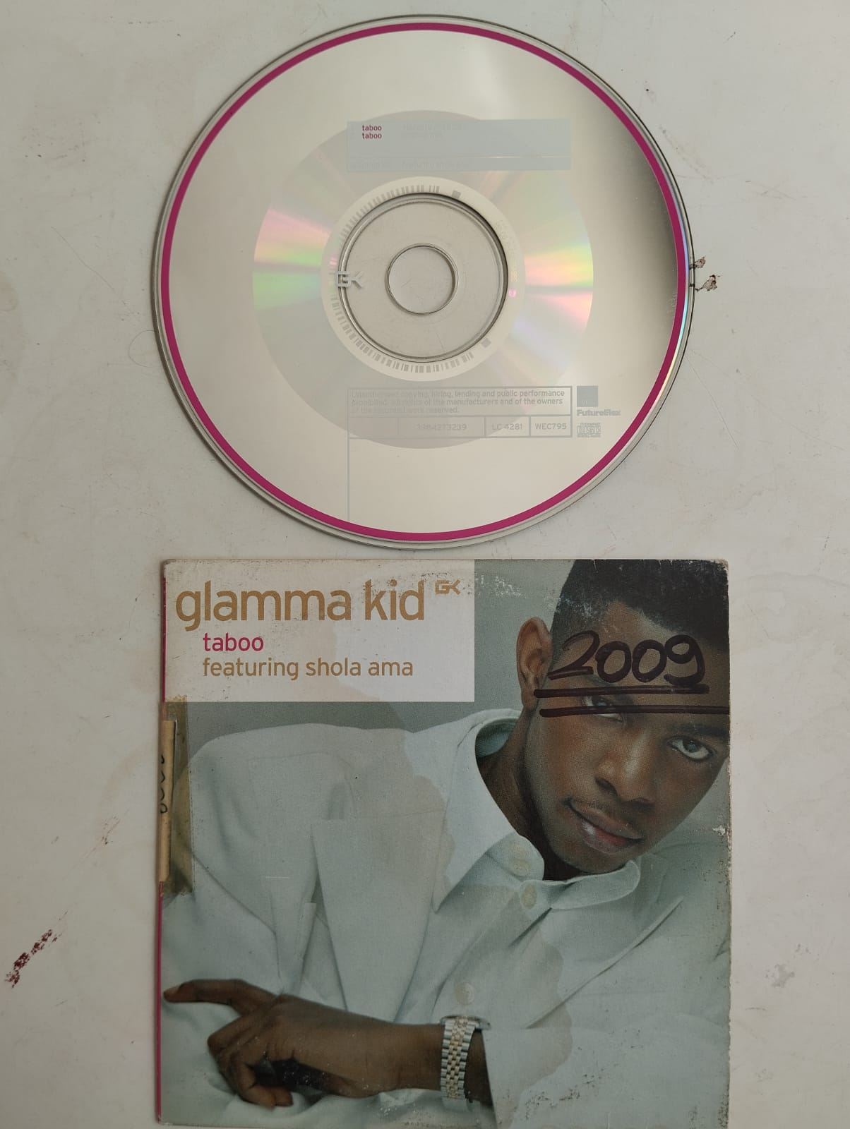 Glamma Kid Featuring Shola Ama – Taboo -  1999 Avrupa Basım 2. El  CD, Single, Cardboard Sleeve