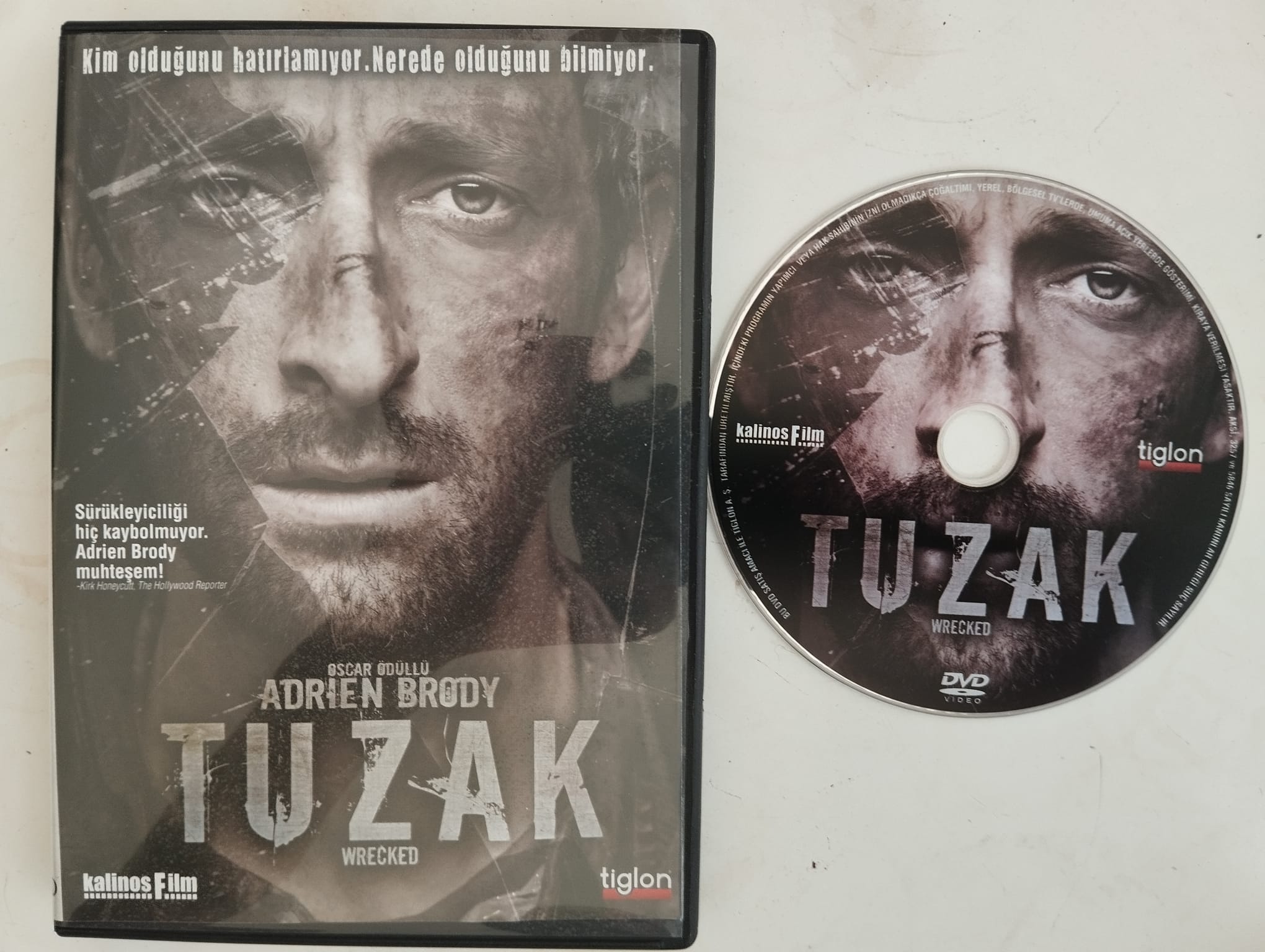 Tuzak  / Wrecked - Adrien Brody -  2. El DVD Film