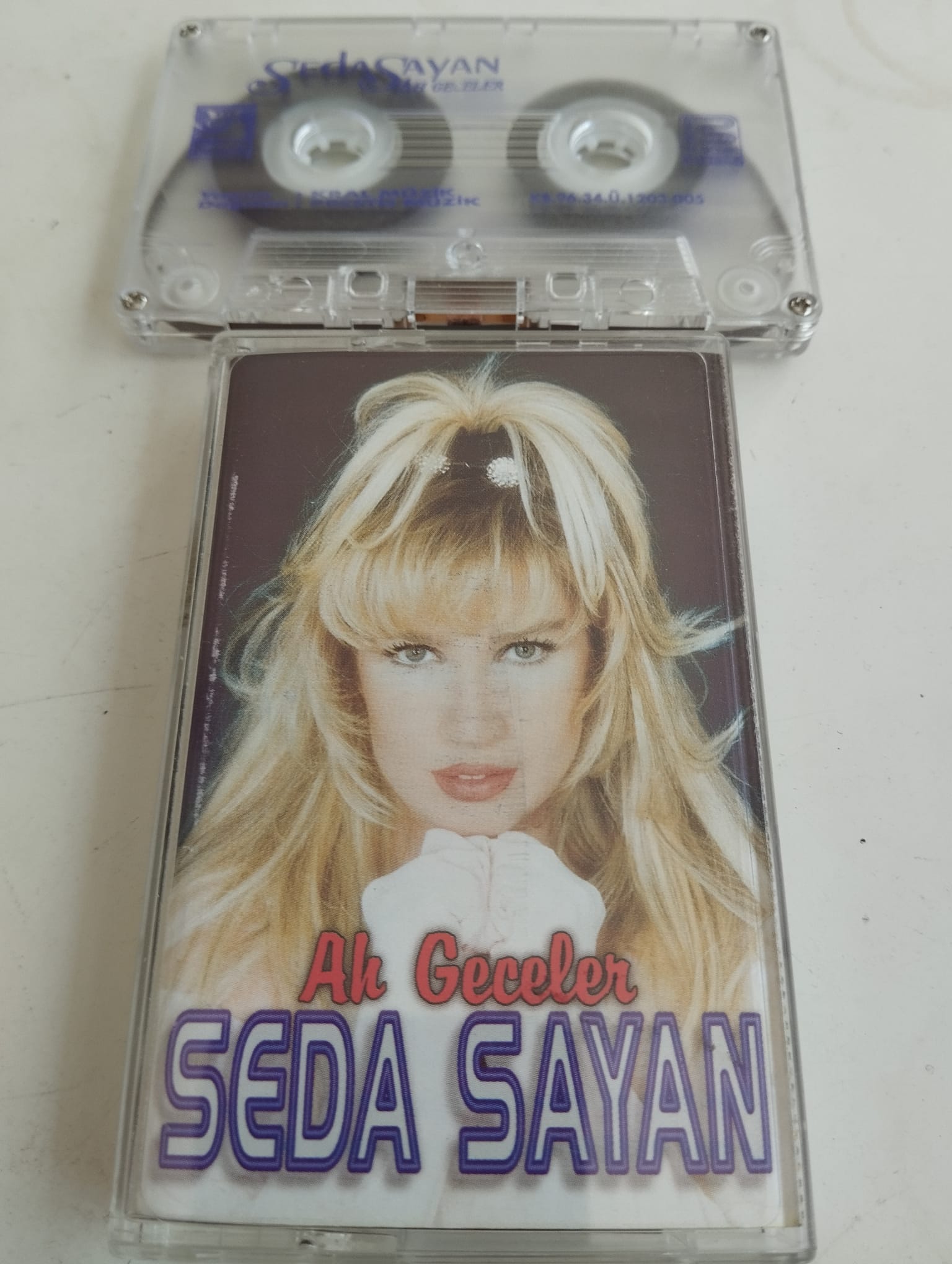 Seda Sayan – Ah Geceler  - 1996  Türkiye Basım  2. El Kaset Albüm