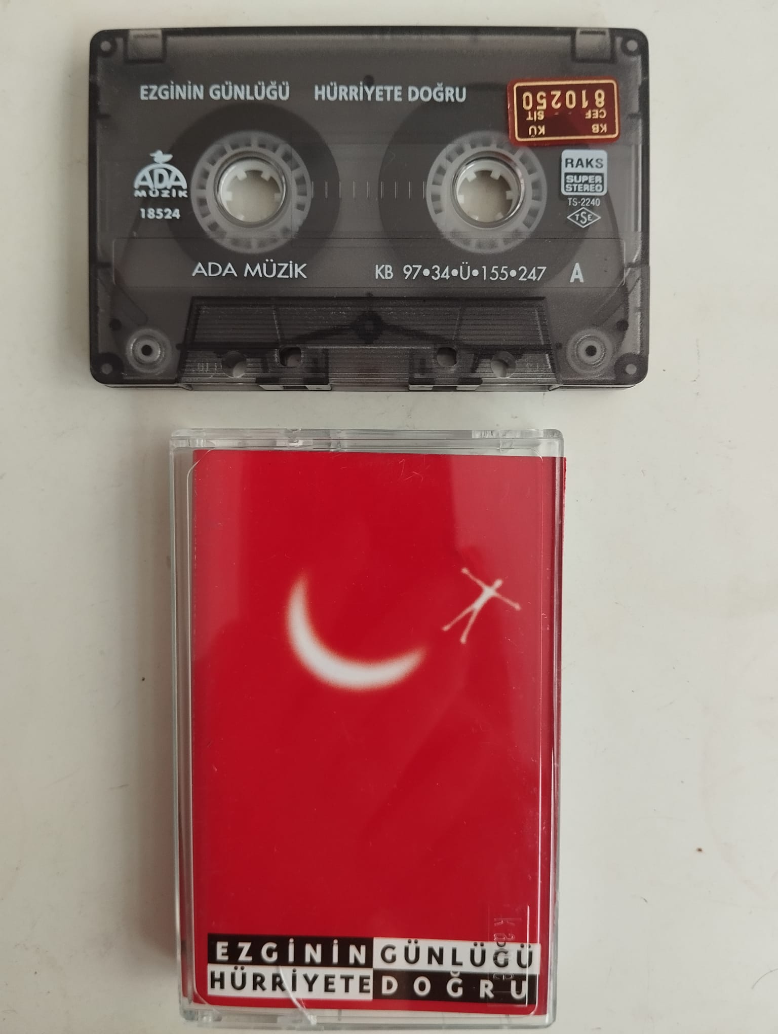 Ezginin Günlüğü – Hürriyete Doğru - 1997  Türkiye Basım  2. El Kaset Albüm