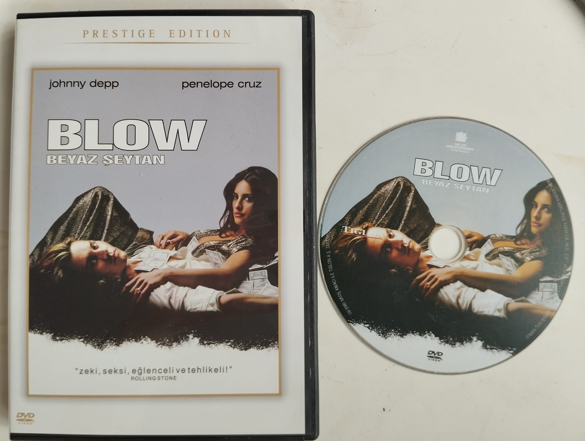 Blow / Beyaz Şeytan - Johnny Depp / Penelope Cruz - 2. El  DVD Film