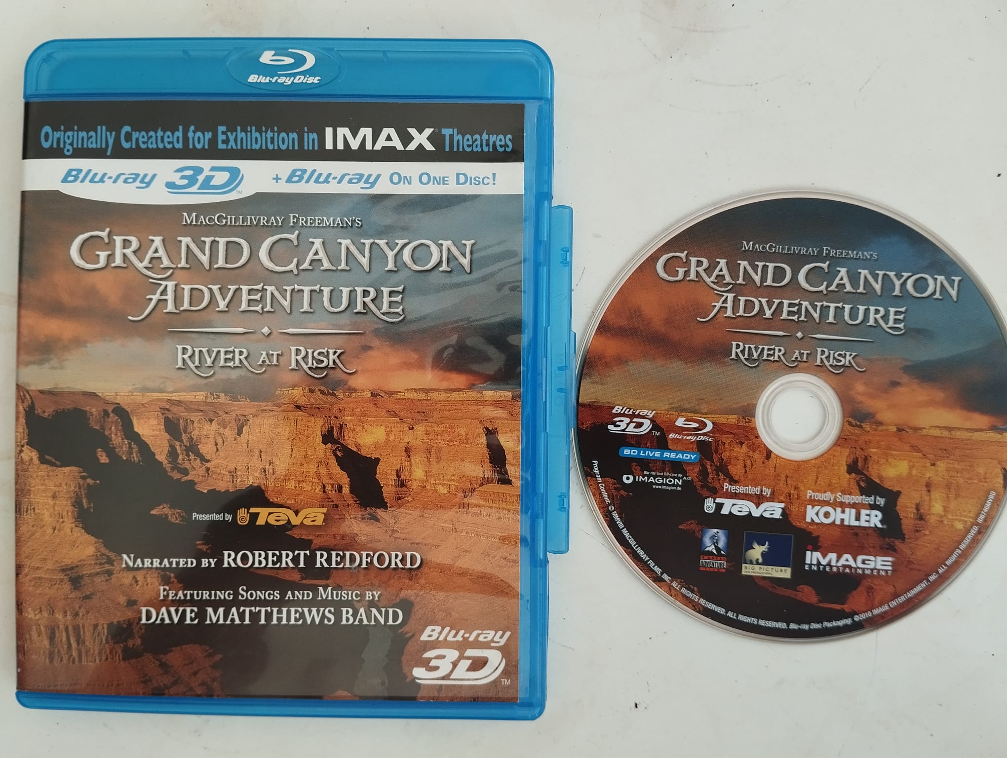 Grand Canyon Adventure 3D (Büyük Kanyon Macerası 3 Boyutlu) - 2. El Blu-Ray Disc