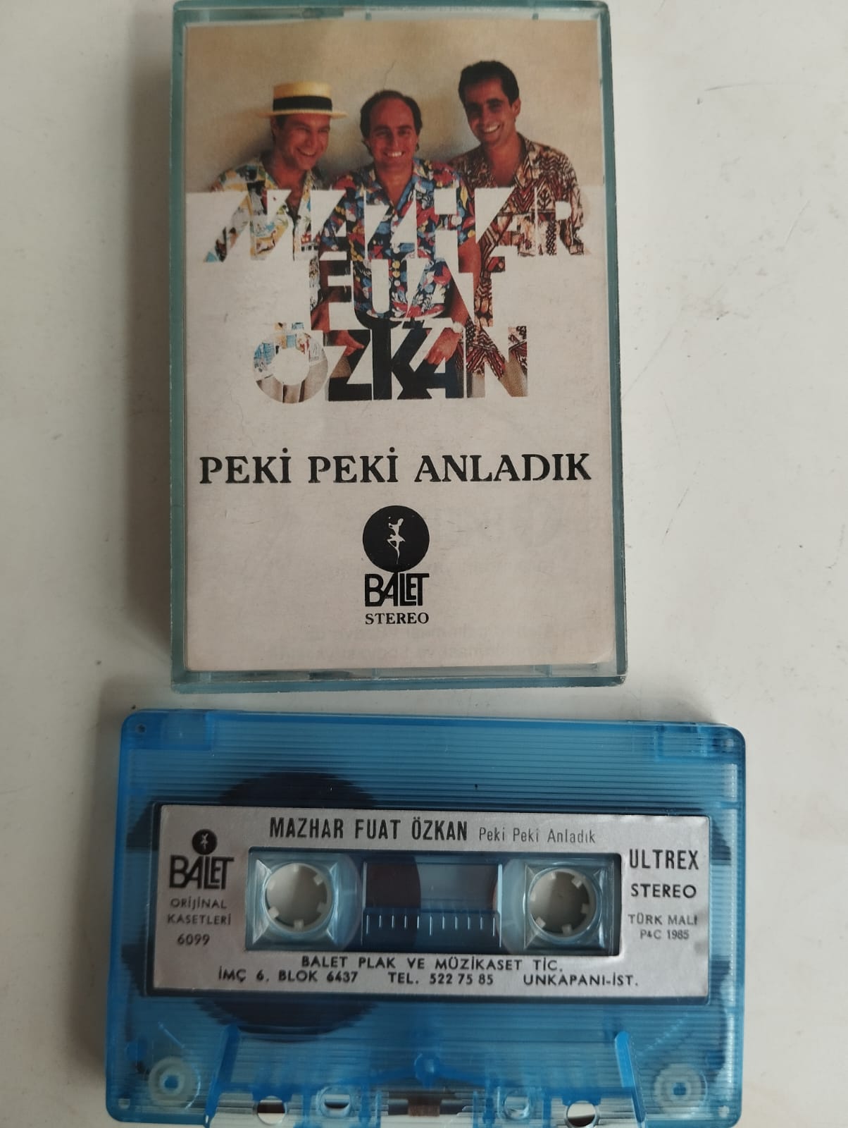 Mazhar Fuat Özkan  – Peki Peki Anladık - 1985 Türkiye Basım  2. El Kaset Albüm