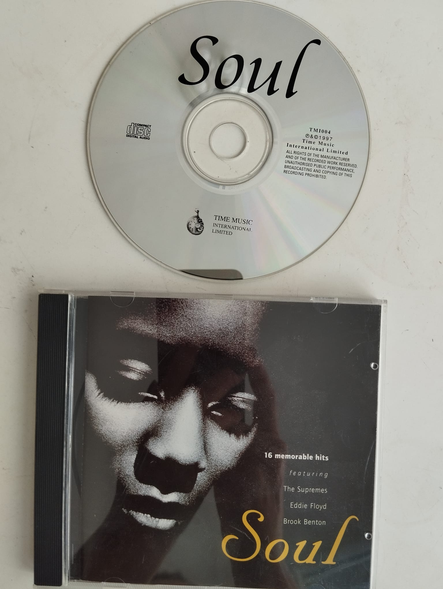 Soul - 16 Memorable Hits  - 1997 İngiltere Basım - 2. El CD Albüm