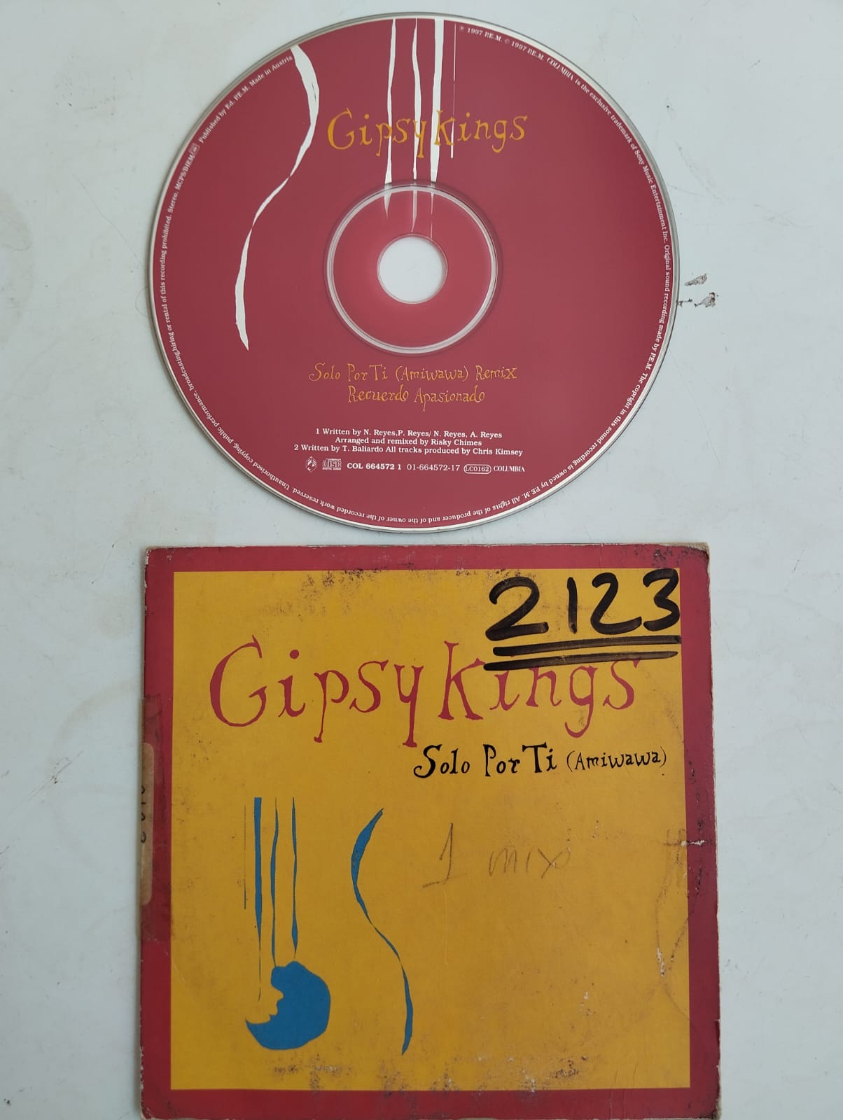 Gipsy Kings – Solo Por Ti (Amiwawa) -  1997  Avrupa Basım 2. El  CD, Single