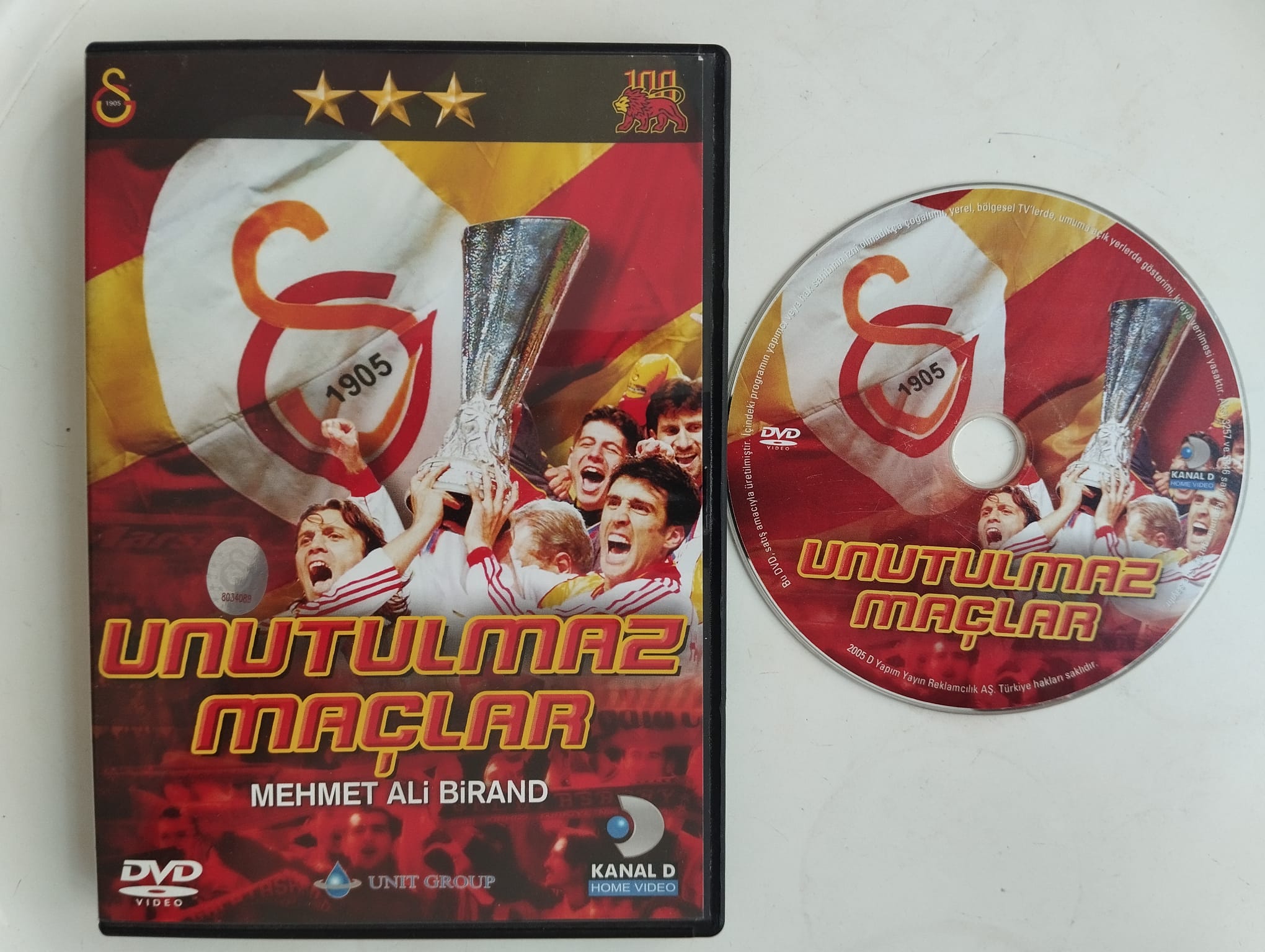 Unutulmaz Maçlar - Mehmet Ali Birand - 2. El DVD Belgesel