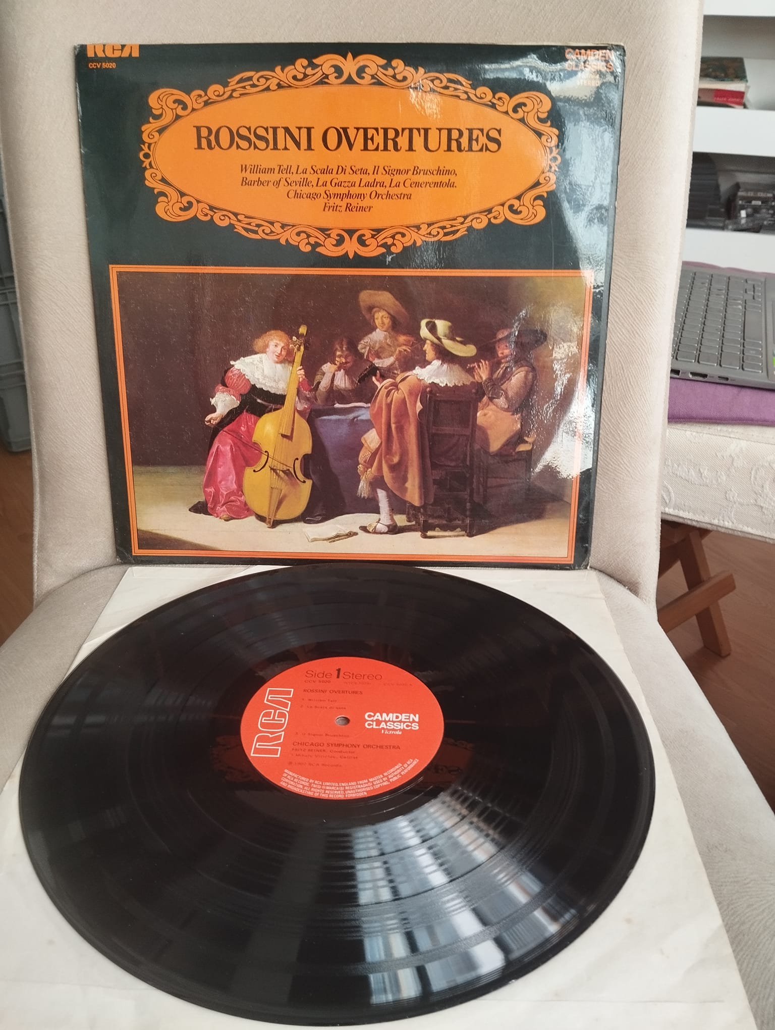 Rossini - Chicago Symphony Orchestra / Fritz Reiner –  1960 İngiltere Basım 33 lük Plak - Lp Albüm