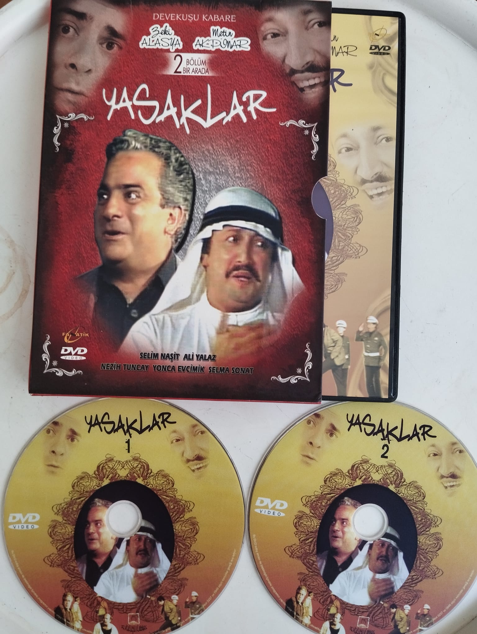 Yasaklar 1-2 / Zeki Alasya & Metin Akpınar  - 2. El 2XDVD Film