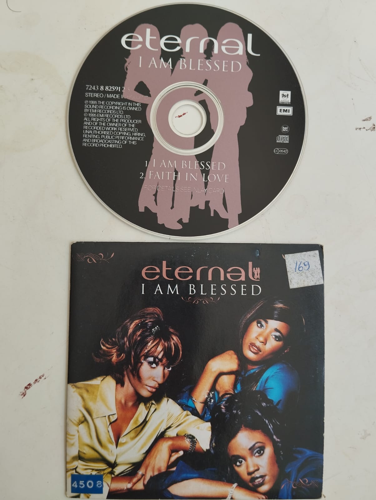 Eternal – I Am Blessed -  1998  Avrupa Basım 2. El  CD, Single