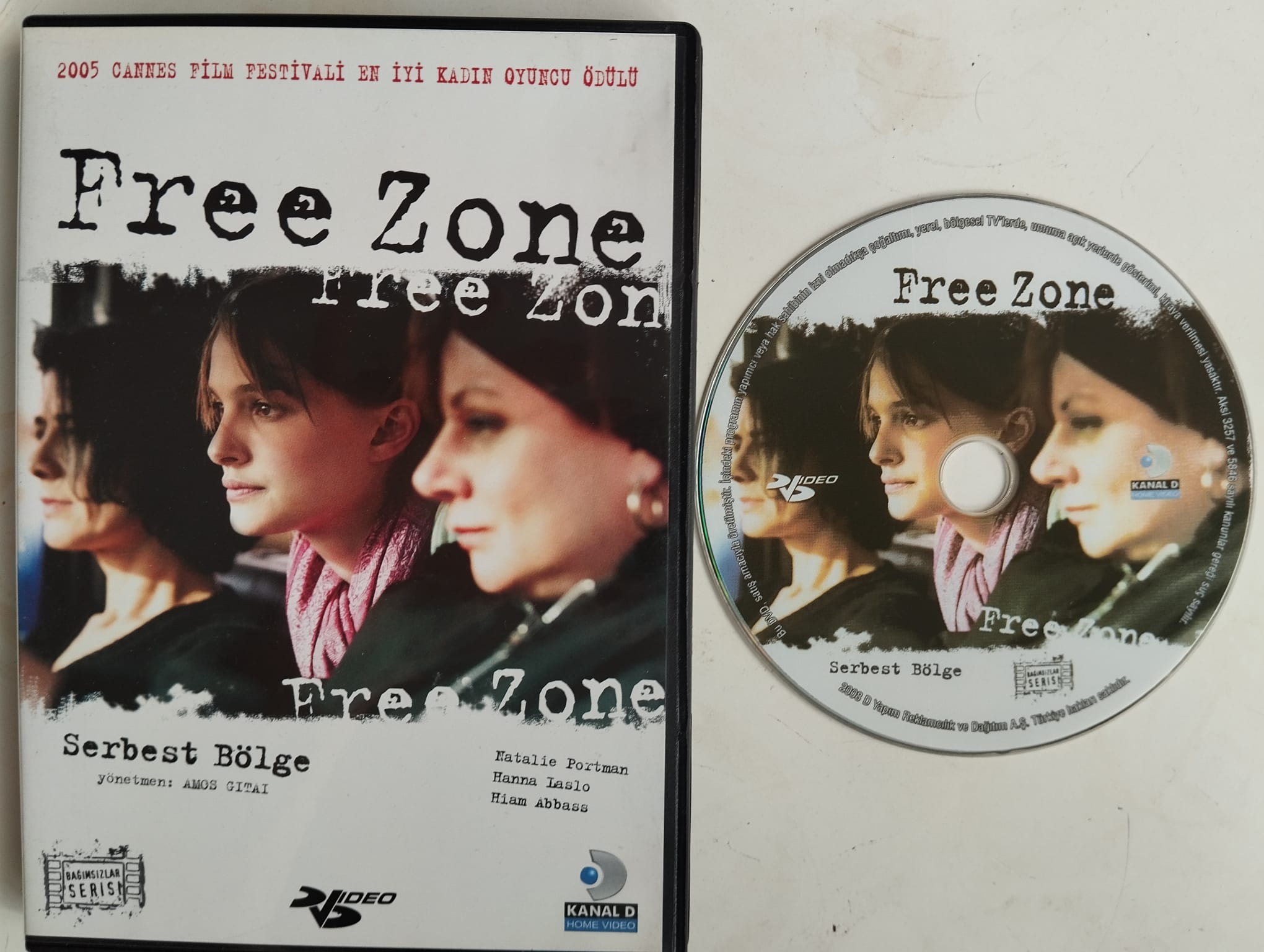 Serbest Bölge /  Free Zone - Natalıe Portman / Hanna Laslo- 2. El  DVD Film