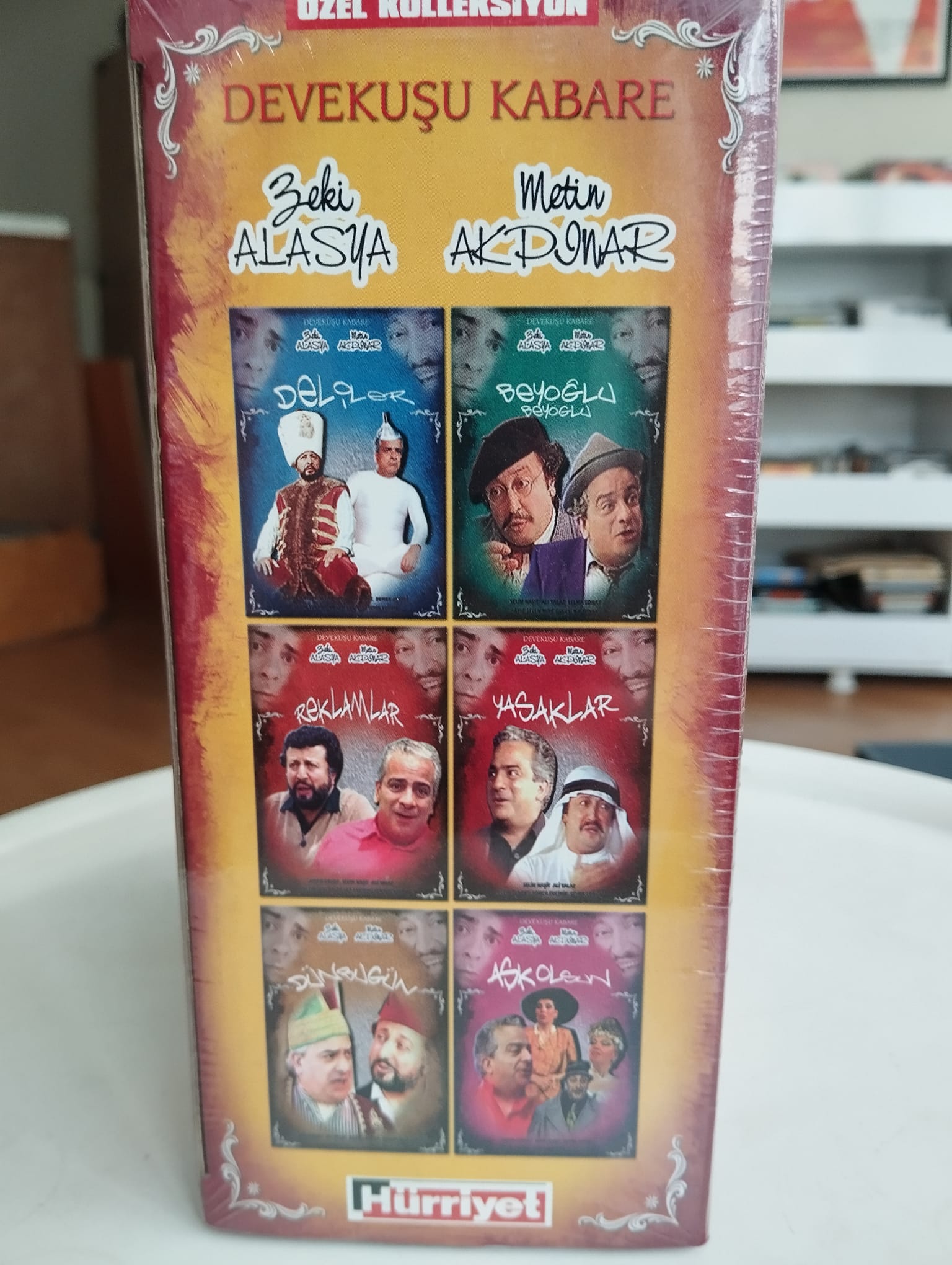 Devekuşu Kabare - Zeki Alasya / Metin Akpınar - 6 Takım DVD Set