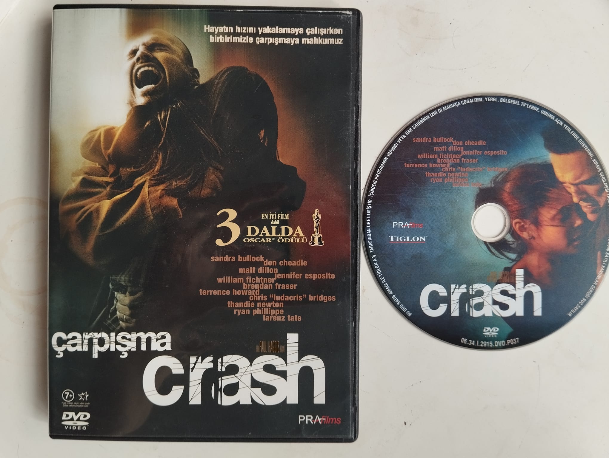 Çarpışma / Crash - Sandra Bullock - 2. El  DVD Film