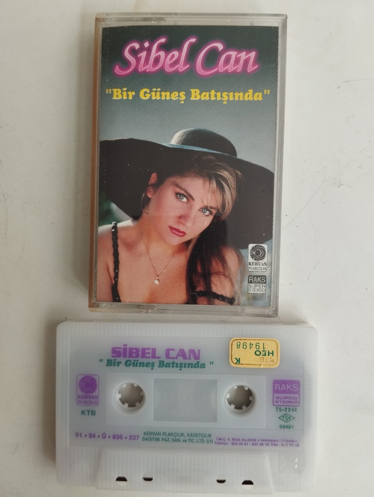 Sibel Can – Bir Güneş Batışında  - 1991 Türkiye Basım  2. El Kaset Albüm