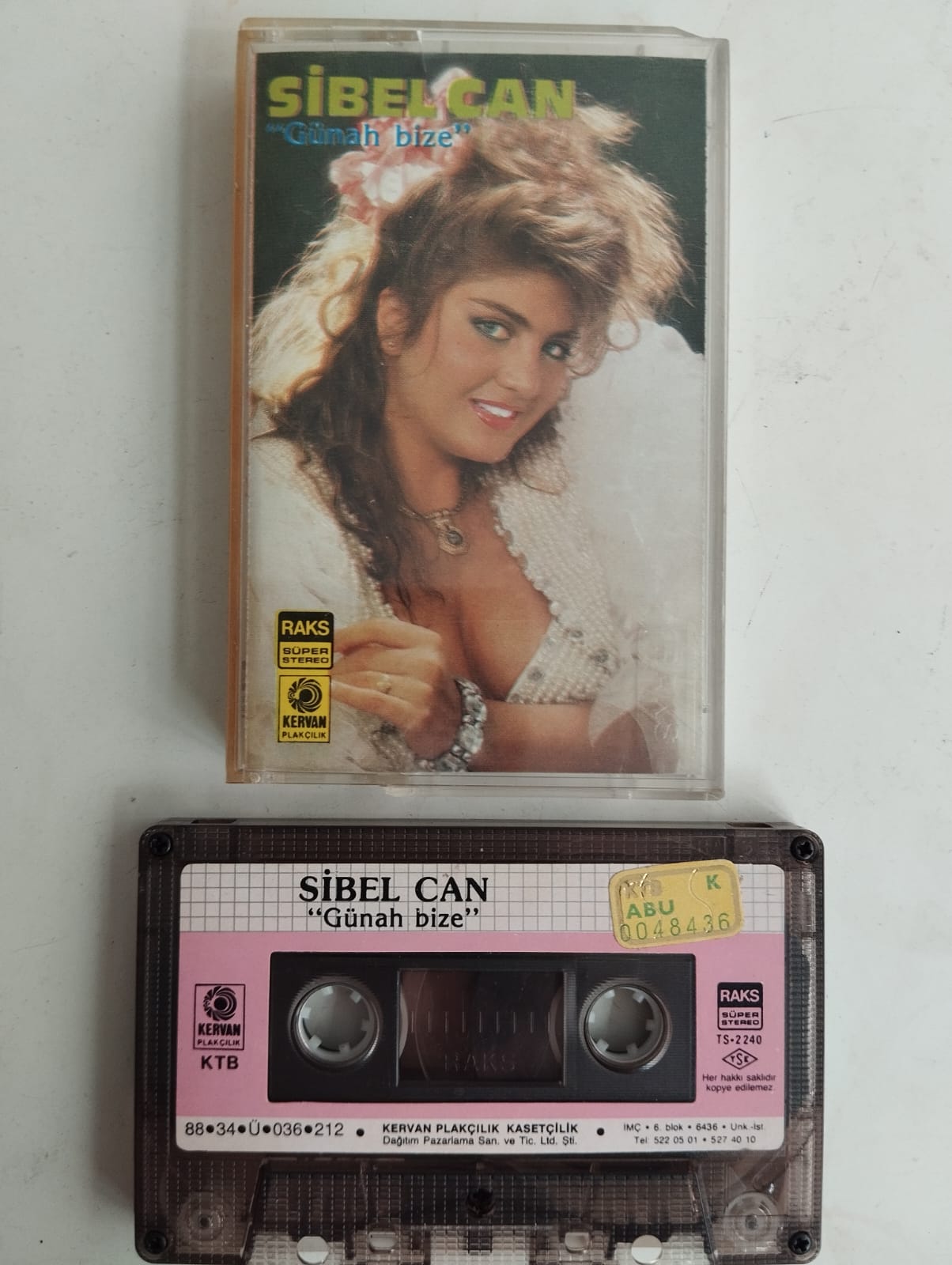 Sibel Can – Günah Bize   - 1987 Türkiye Basım  2. El Kaset Albüm