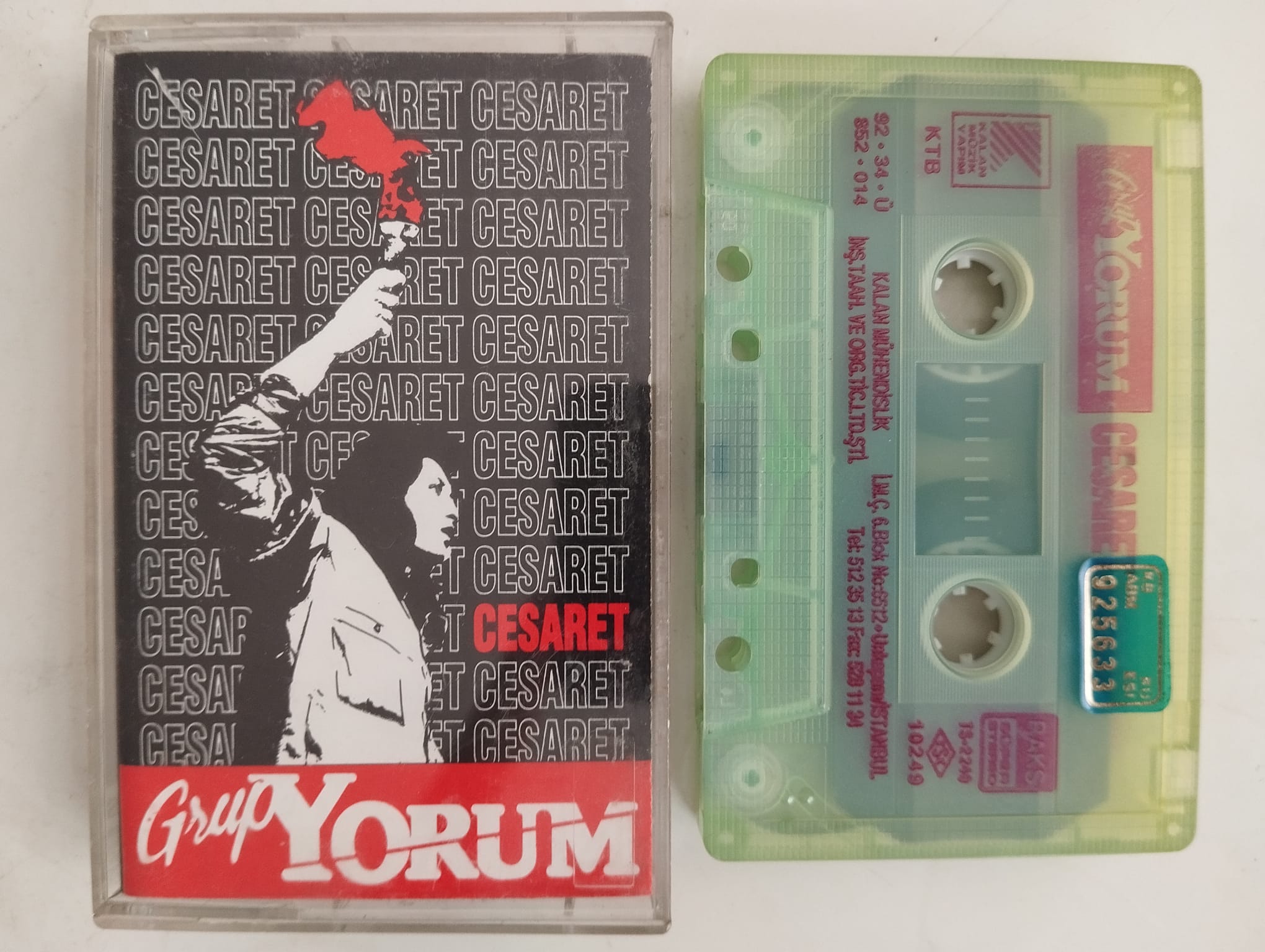 Grup Yorum – Cesaret - 1992 Türkiye Basım  2. El Kaset Albüm