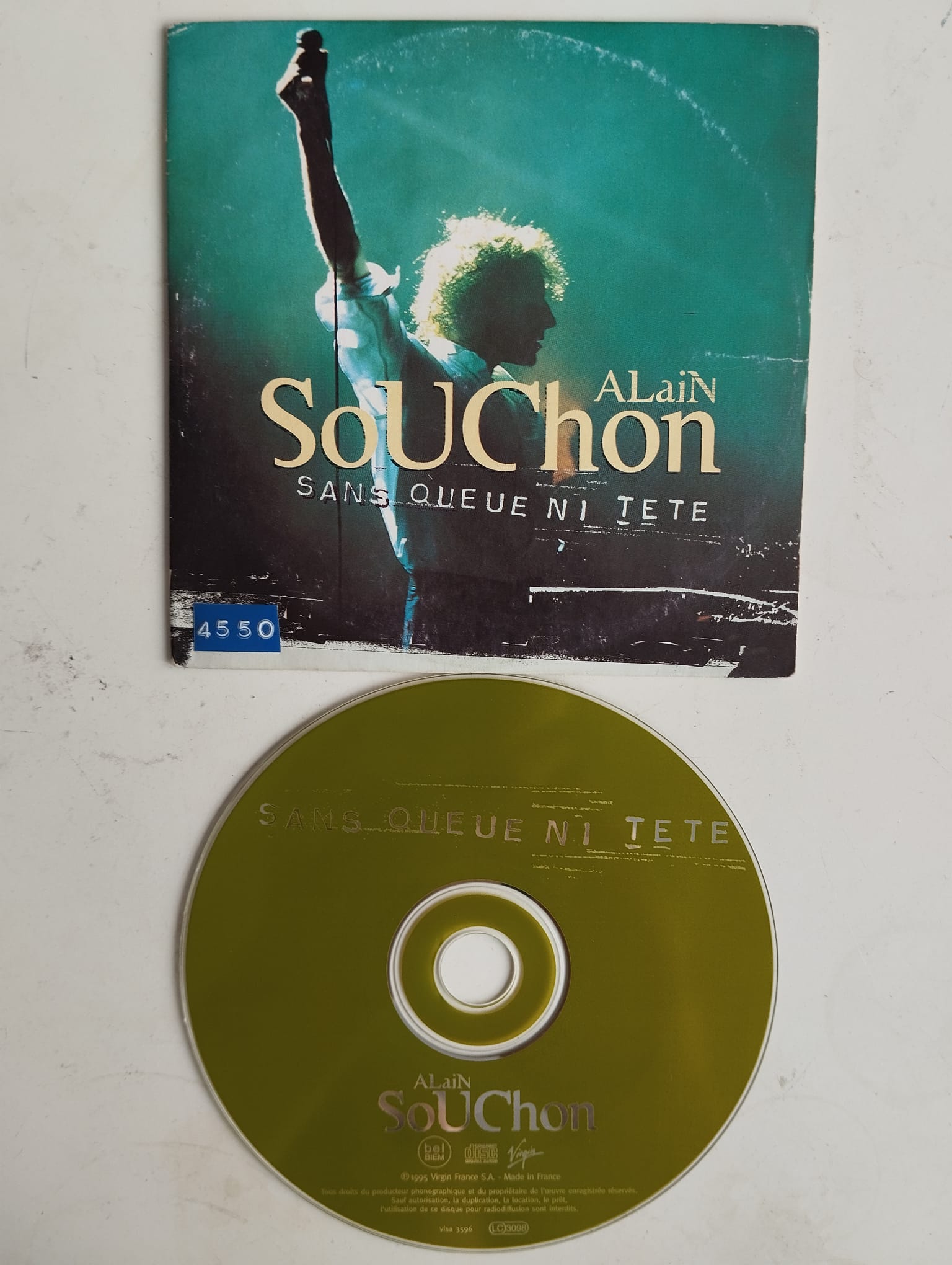 Alain Souchon – Sans Queue Ni Tête  - 1995  Avrupa Basım  2. El CD, Single, Promo