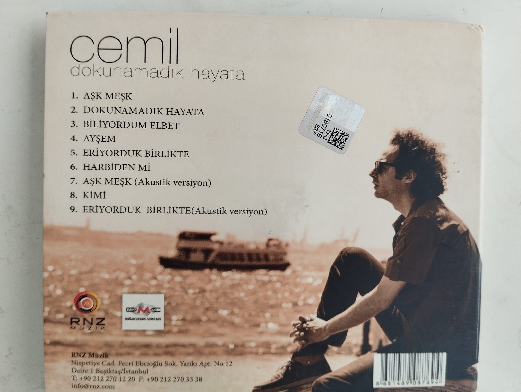 Cemil - Dokunamadık Hayata - 2016 Türkiye Basım - 2. El CD Albüm/ İthaflı İmzalı