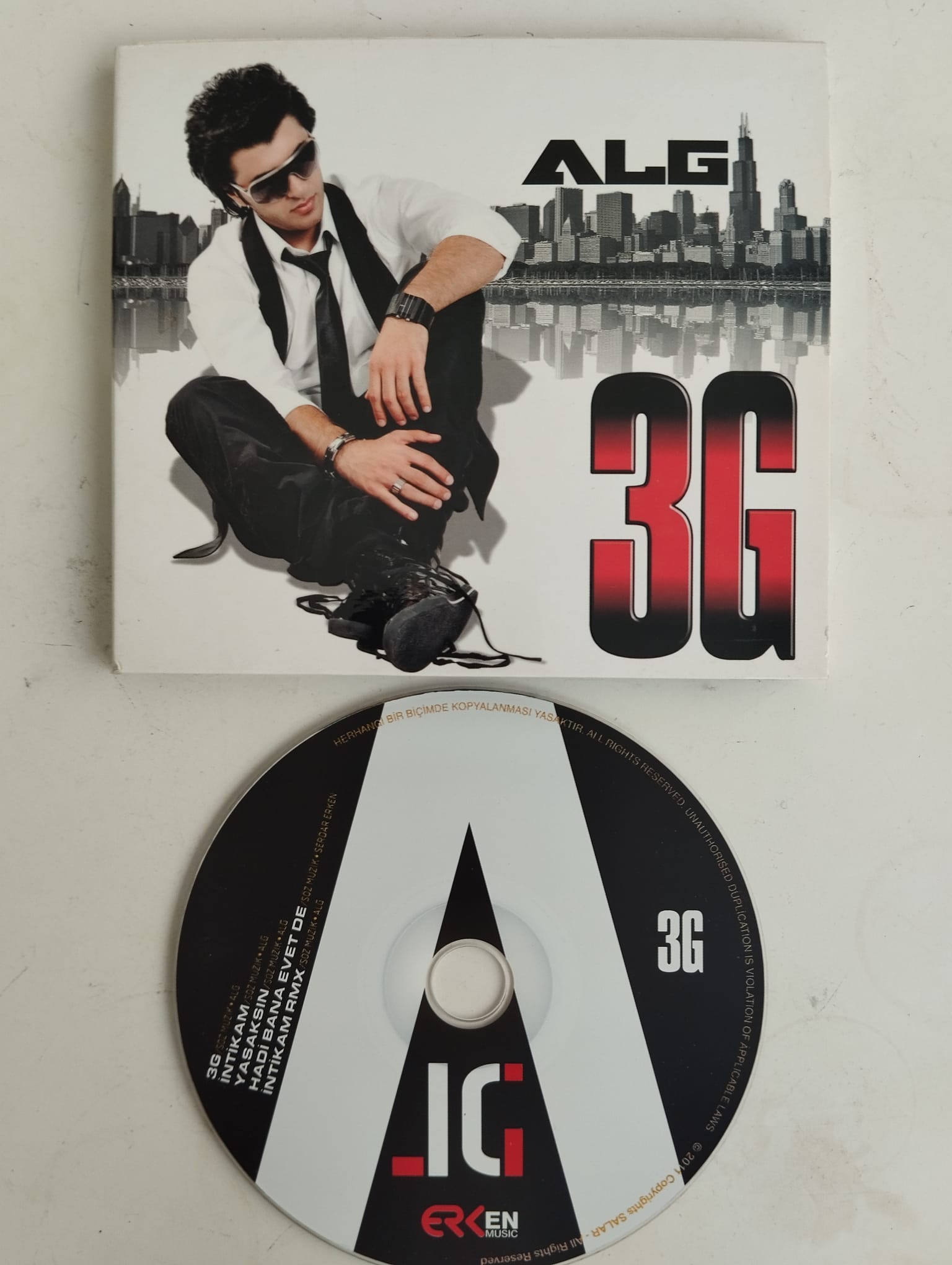 ALG  – 3G  - 2011 Türkiye Basım- 2.El CD Albüm