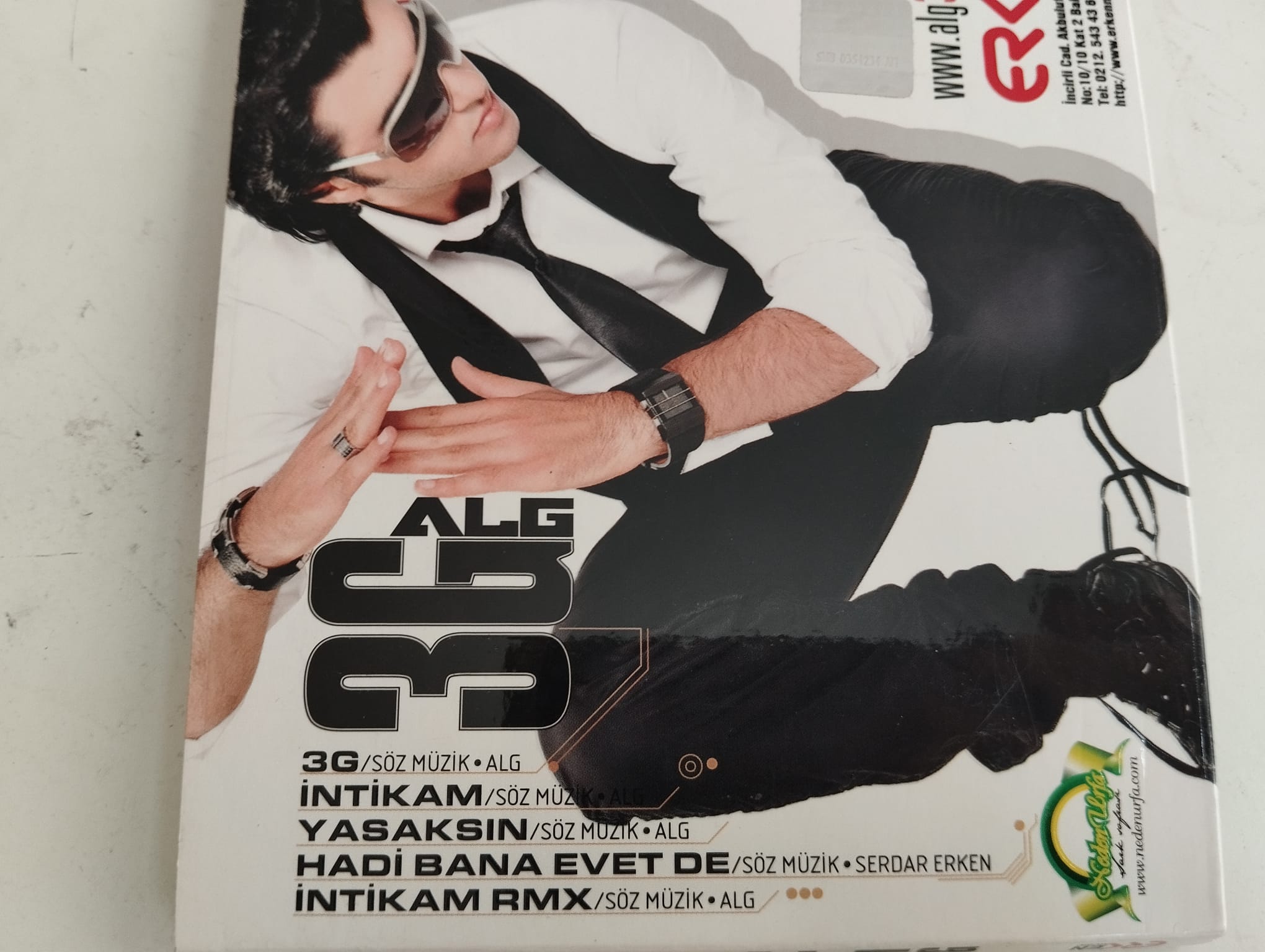 ALG  – 3G  - 2011 Türkiye Basım- 2.El CD Albüm