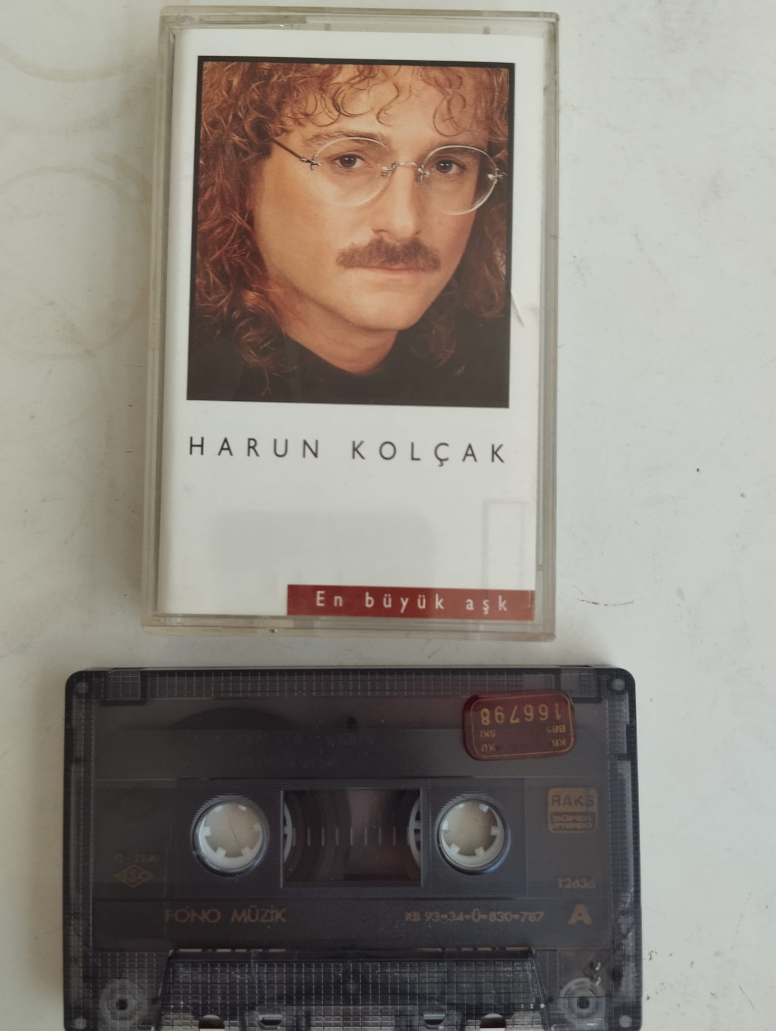 Harun Kolçak –  En Büyük Aşk - 1993 Türkiye Basım  2. El Kaset Albüm