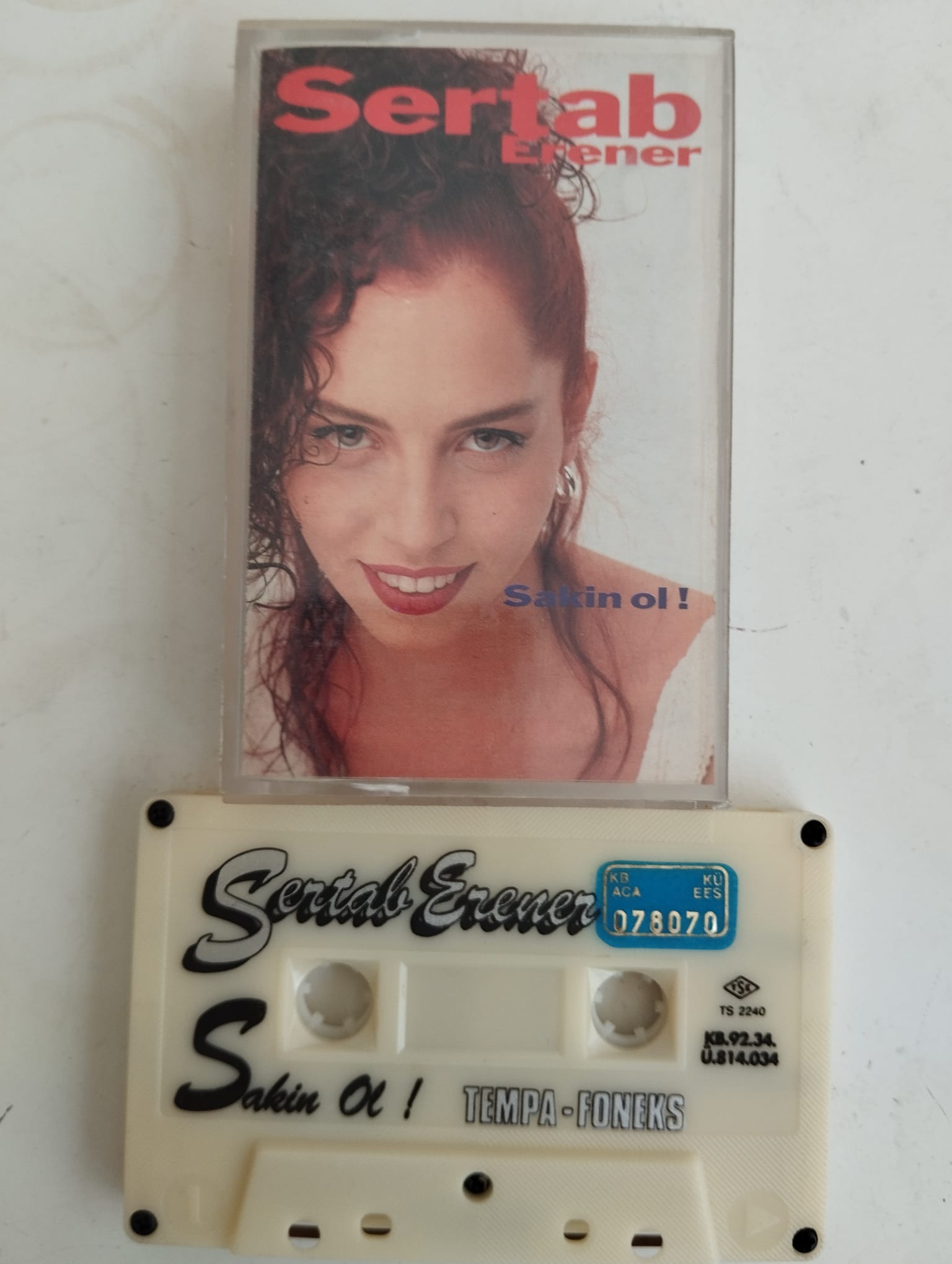 Sertab Erener – Sakin Ol! - 1992 Türkiye Basım 2.El Kaset