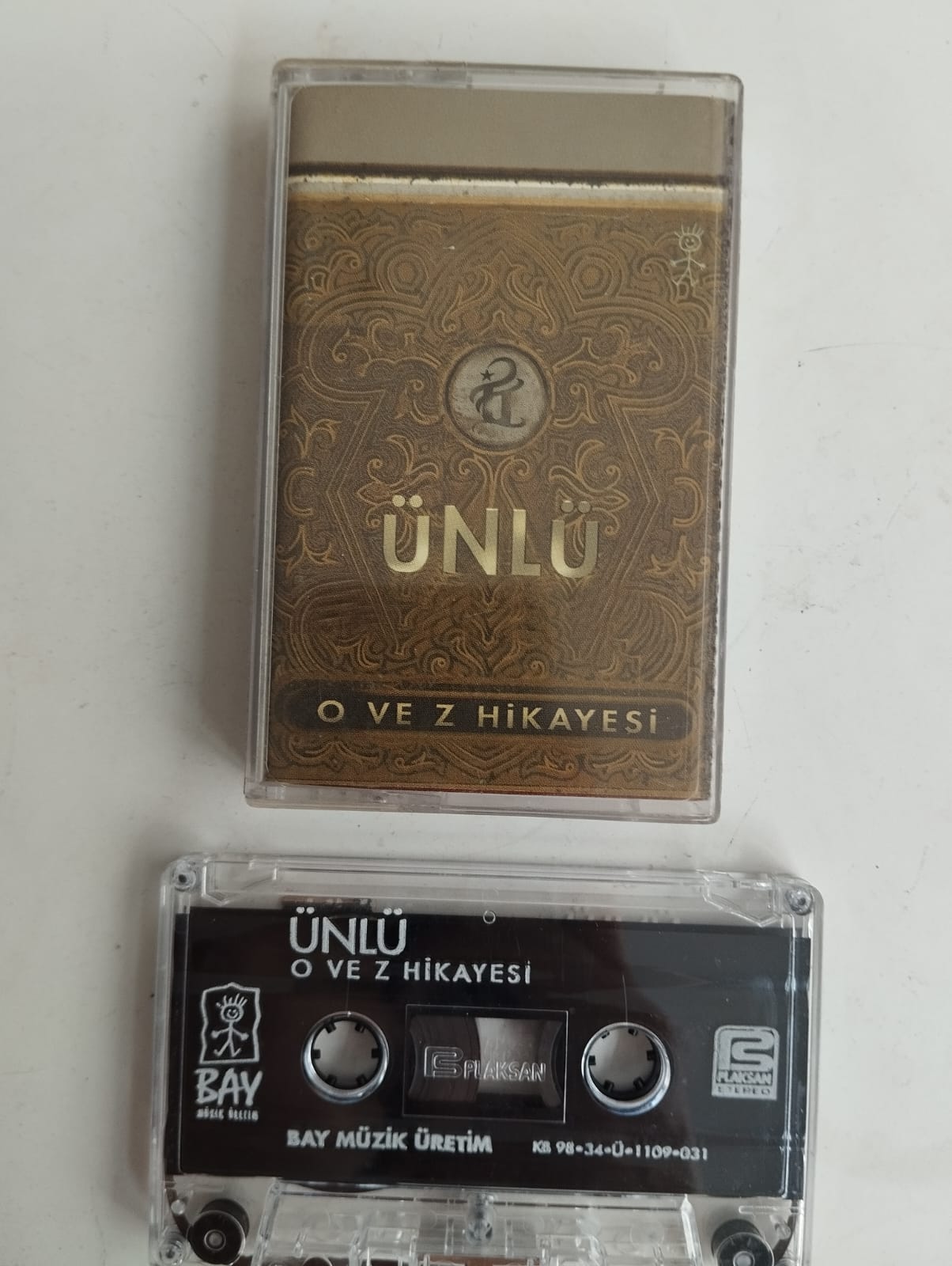 Ünlü – O ve Z Hikayesi - 1998 Türkiye Basım  2. El Kaset Albüm