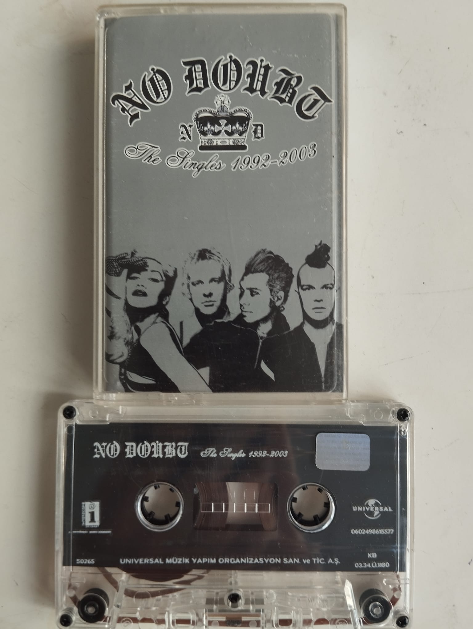 No Doubt – ( The Singles 1992 - 2003) - 2003 Türkiye Basım 2. El Kaset Albüm