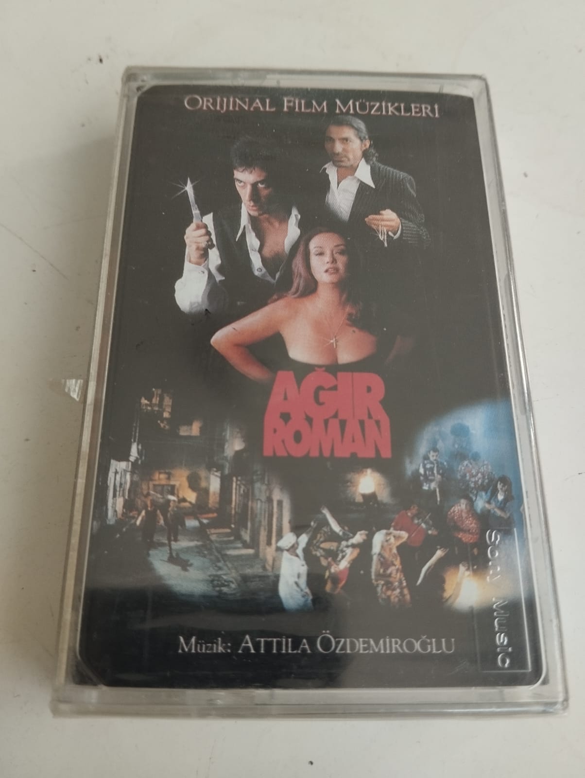 Attila Özdemiroğlu – Ağır Roman / Soundtrack  - 1997  Türkiye Basım Kaset Albüm /Açılmamış Ambalajlı