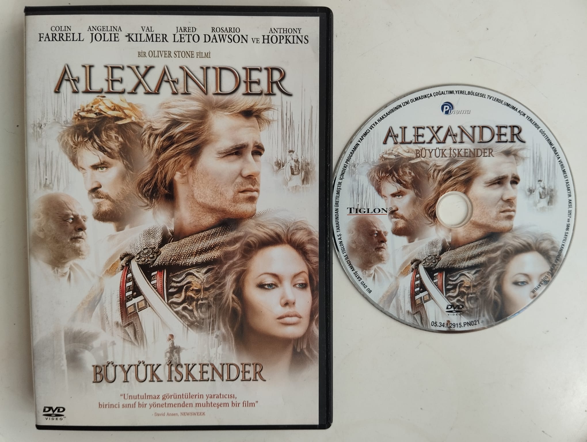 Alexander  / Büyük İskender - Bir OLIVER STONE Filmi - 2. El  DVD Film