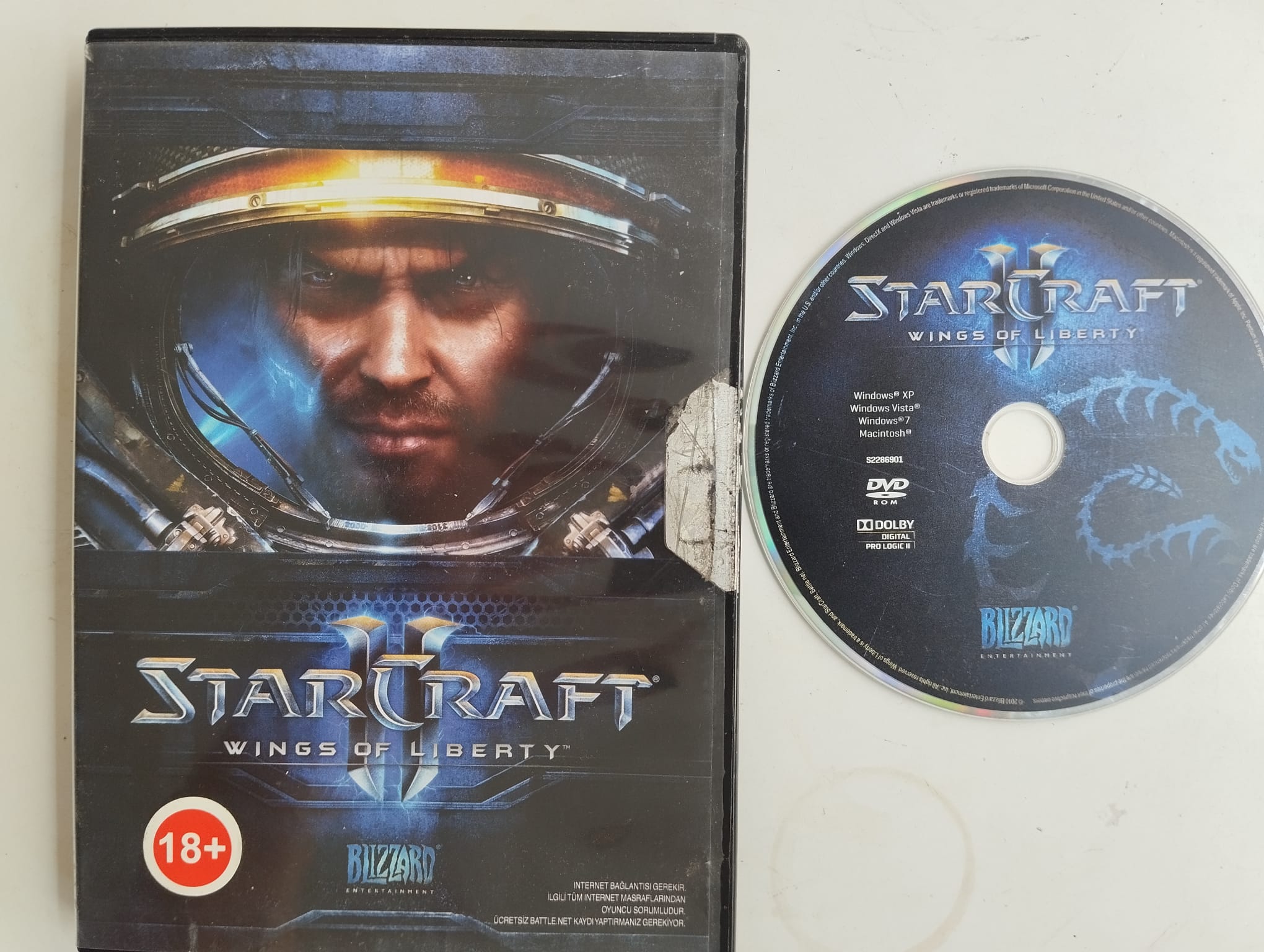 STARCRAFT II WINGS OF LIBERTY - 2. El PC DVD Room Oyun