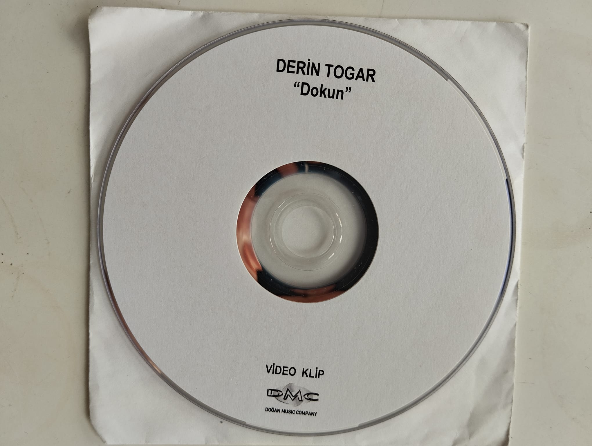 Derin Togar / Dokun - Türkiye Basım - 2. El CD, Single , Promo, Video Klip