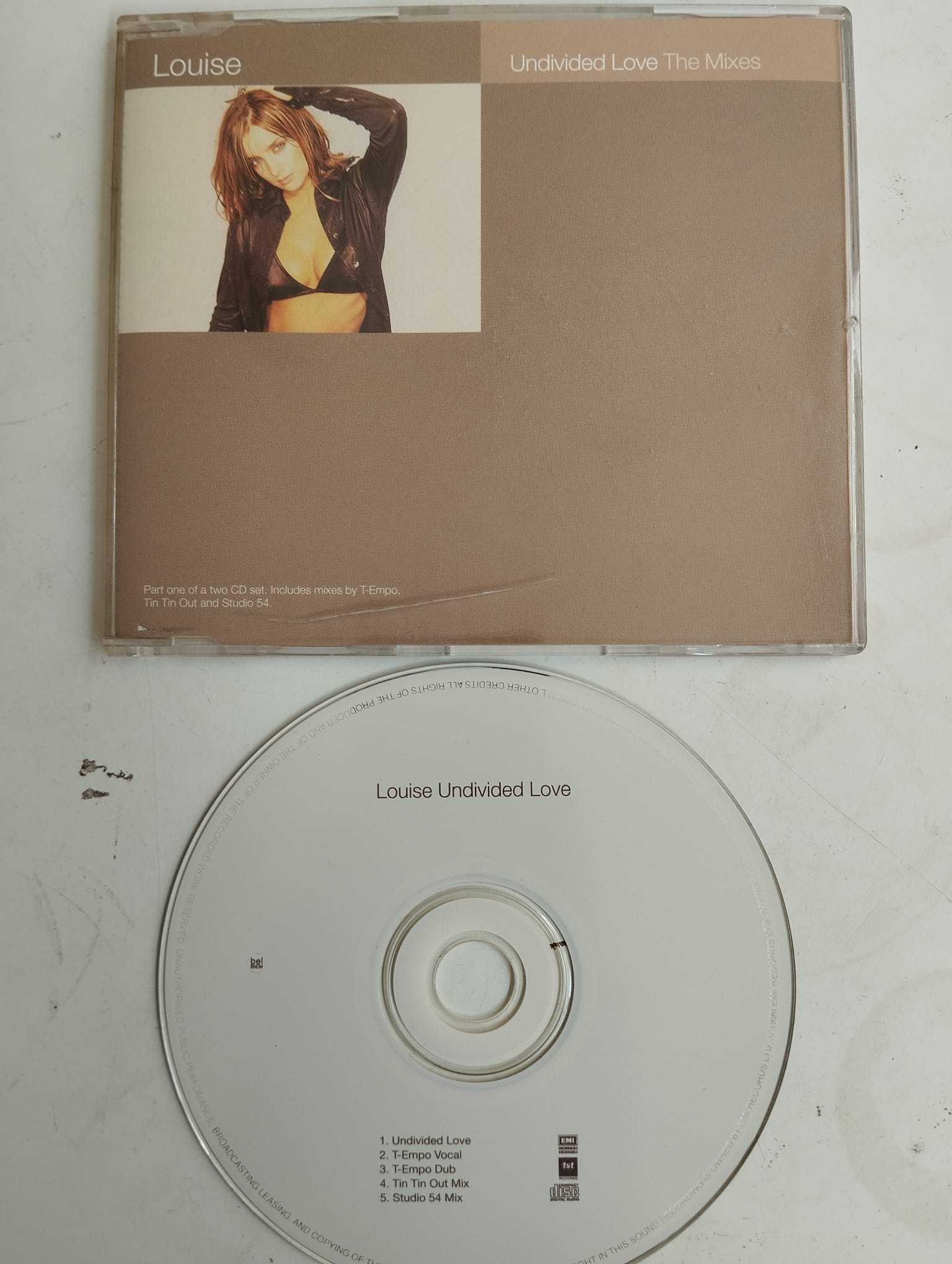 Louise – Undivided Love (The Mixes) -  1996  Avrupa Basım - 2. El CD, Maxi-Single