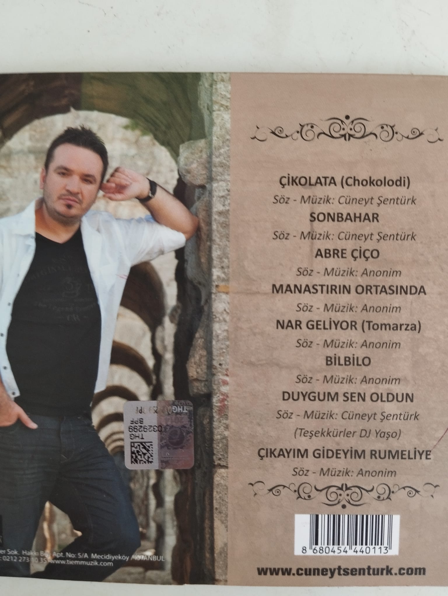 Cüneyt Şentürk - Rumeli Balkan Music  - Türkiye Basım - 2. El CD Albüm