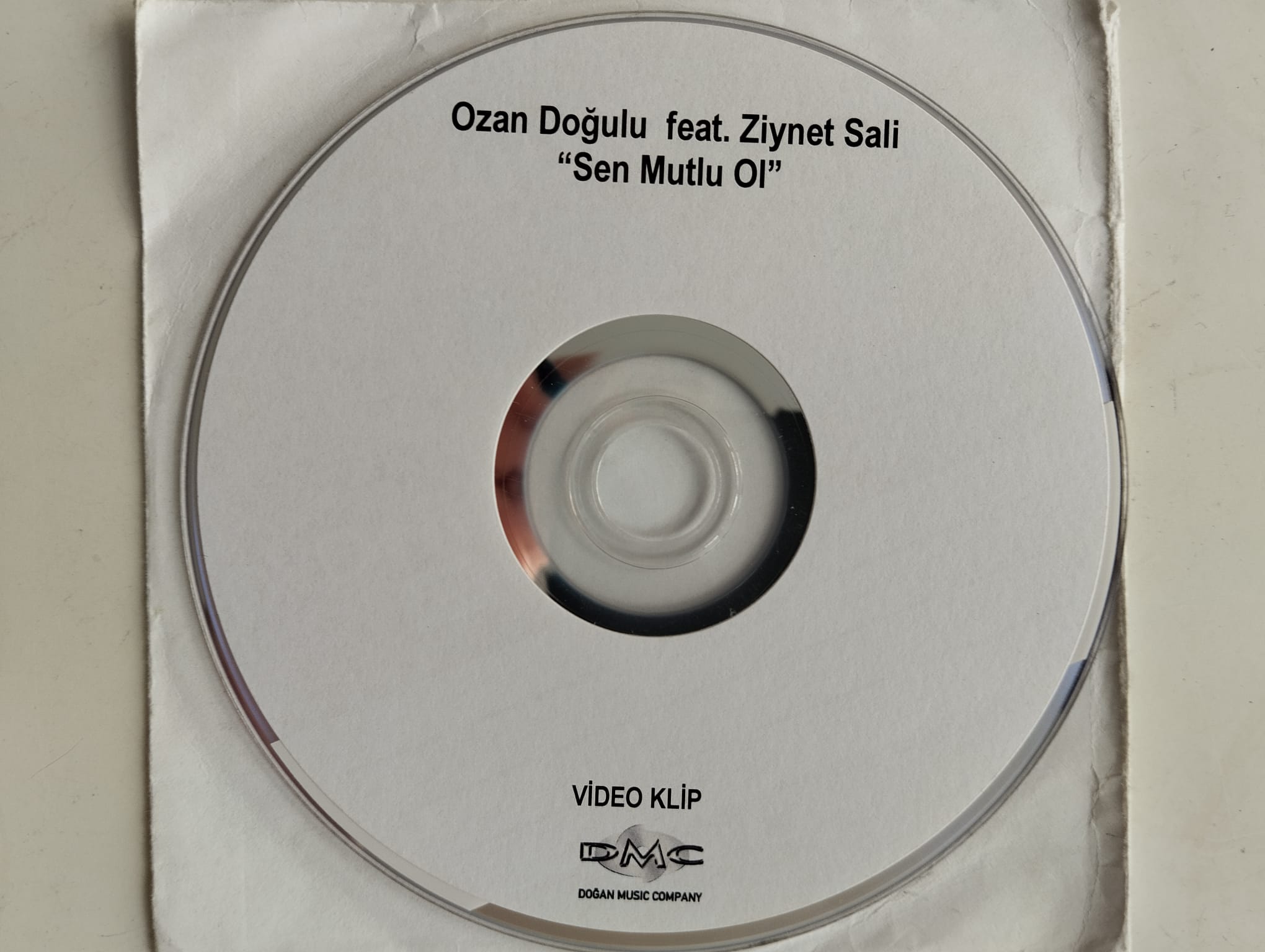 Ozan Doğulu feat Ziynet Sali / Sen Mutlu Ol - Türkiye Basım - 2. El CD, Single , Promo, Video Klip