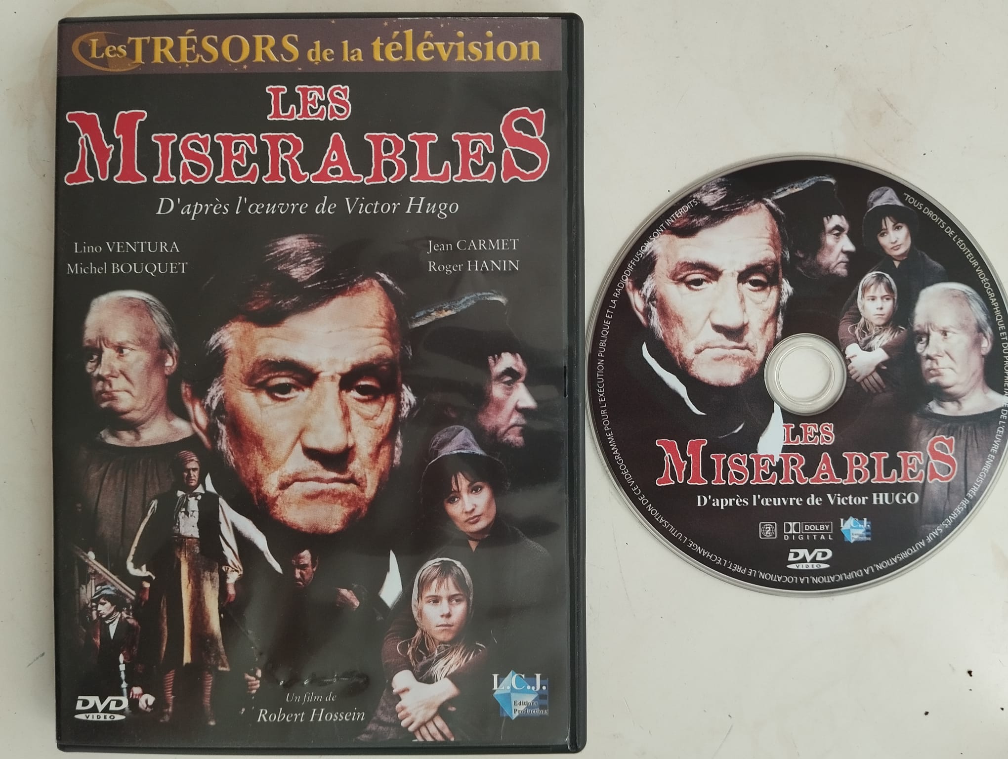 Sefiller - Les Miserables ( Fransız Baskı) - 2. El  DVD Film ( Türkçe dil seçeneği yoktur.)