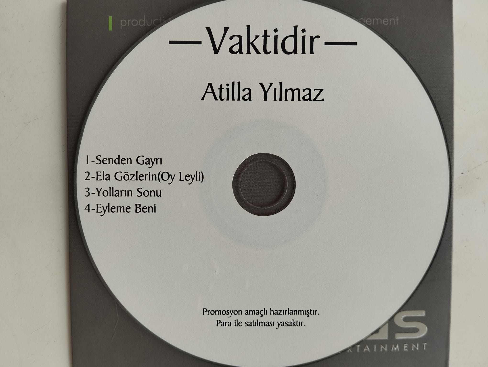 Atilla Yılmaz / Vaktidir - Türkiye Basım - 2. El CD, Single , Promo