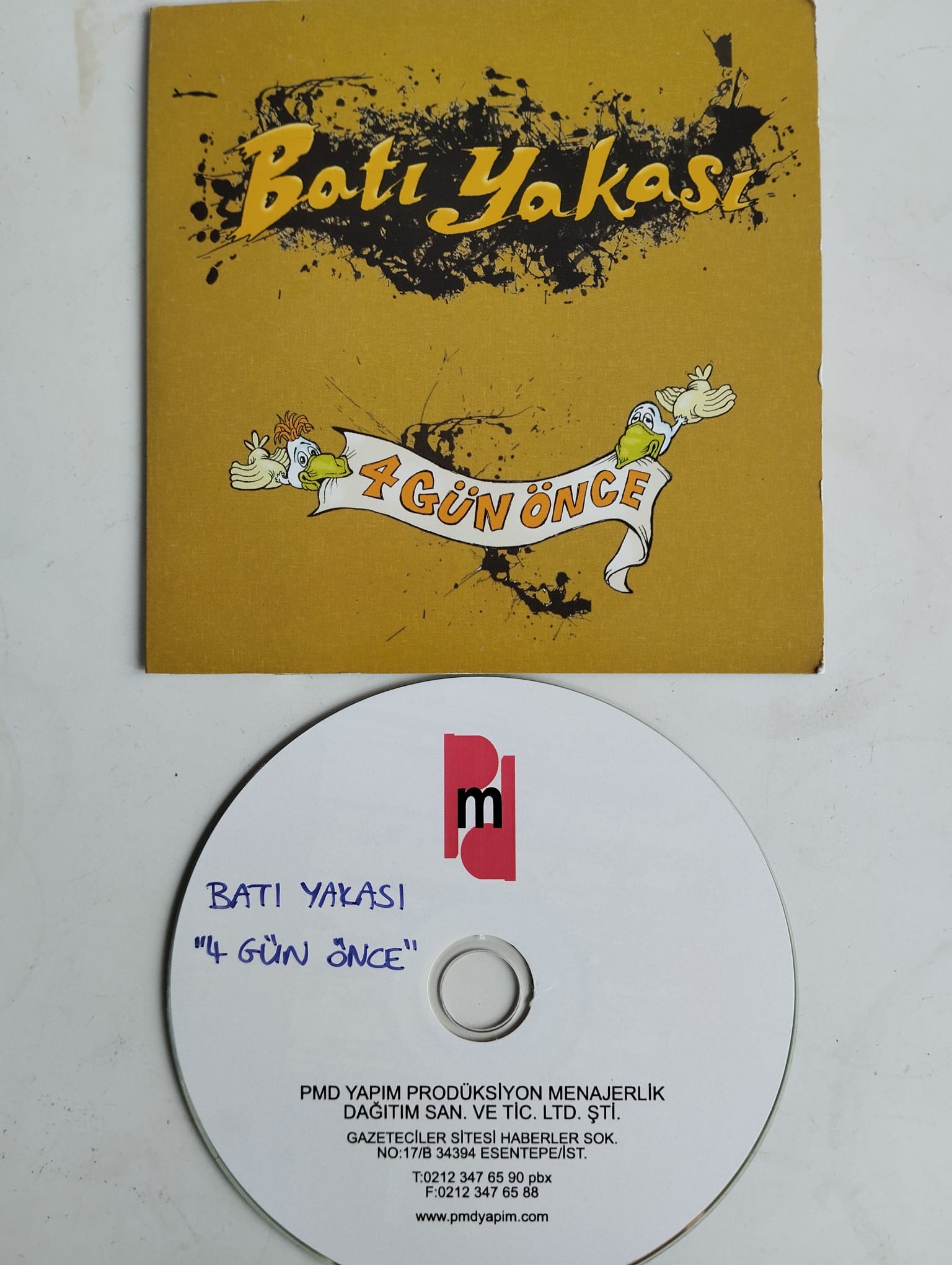 Batı Yakası  / 4 Gün Önce - Türkiye Basım - 2. El CD, Single , Promo