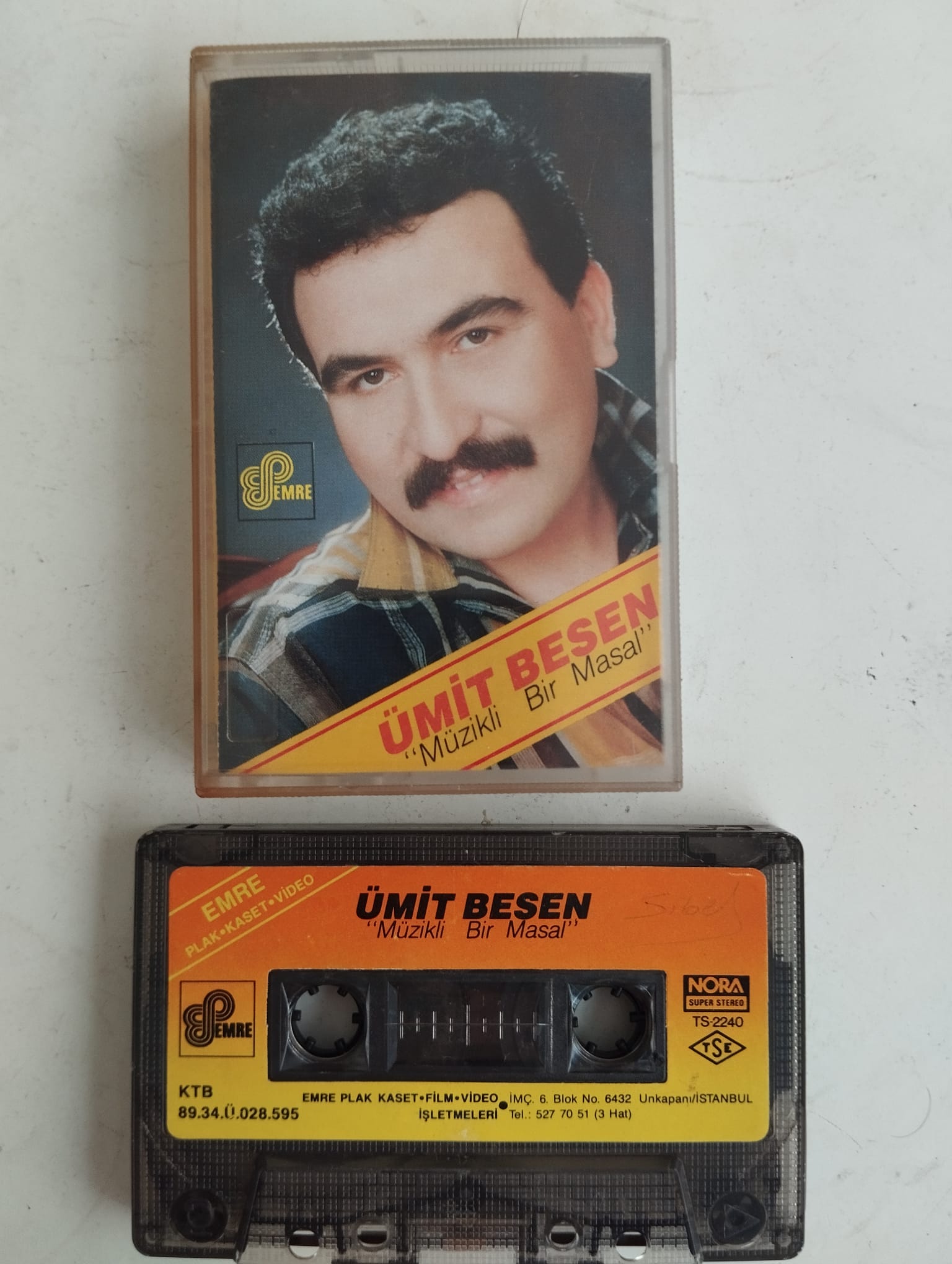 Ümit Besen – Müzikli Bir Masal - 1989 Türkiye Basım 2. El Kaset (Kağıt Baskı)