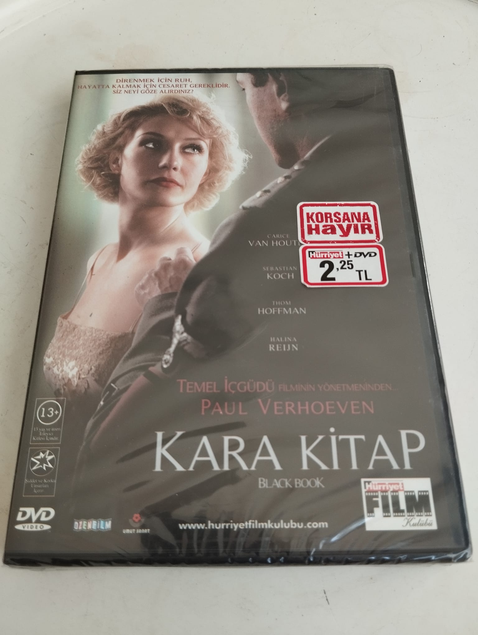 Kara Kitap / Black Book - Bir Paul Verhoeven Filmi -  DVD Film/ Açılmamış Ambalajlı