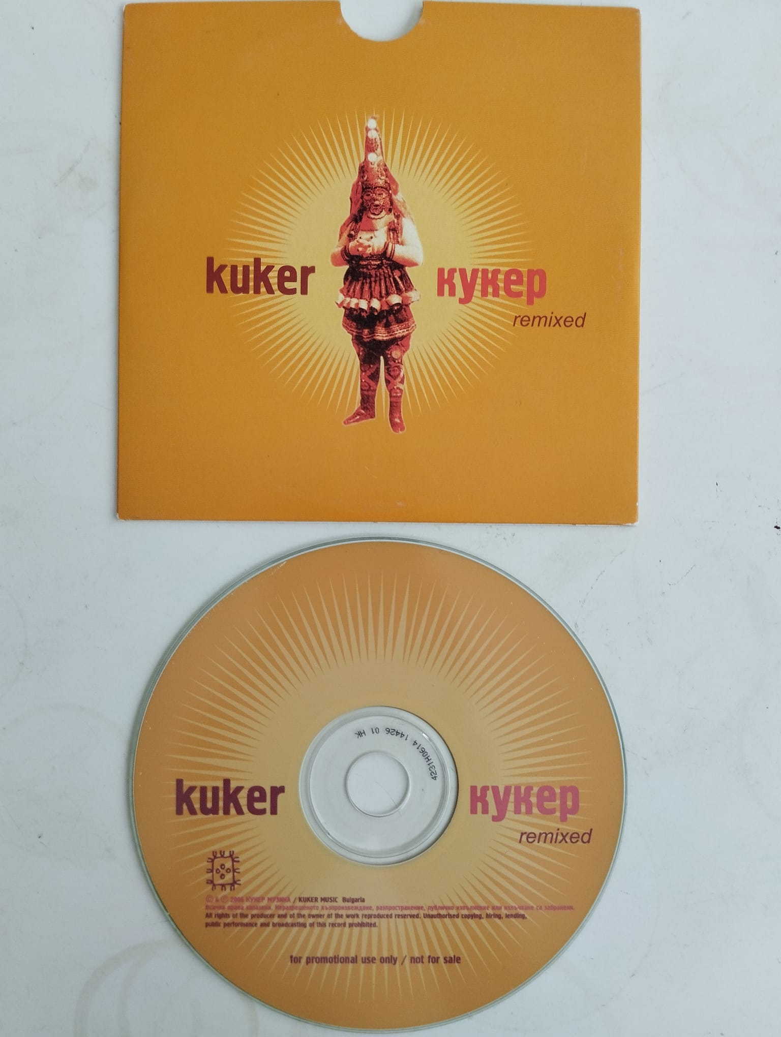 Kuker – Kykep Remixed -  Bulgar Basım - 2. El CD Albüm, Promo