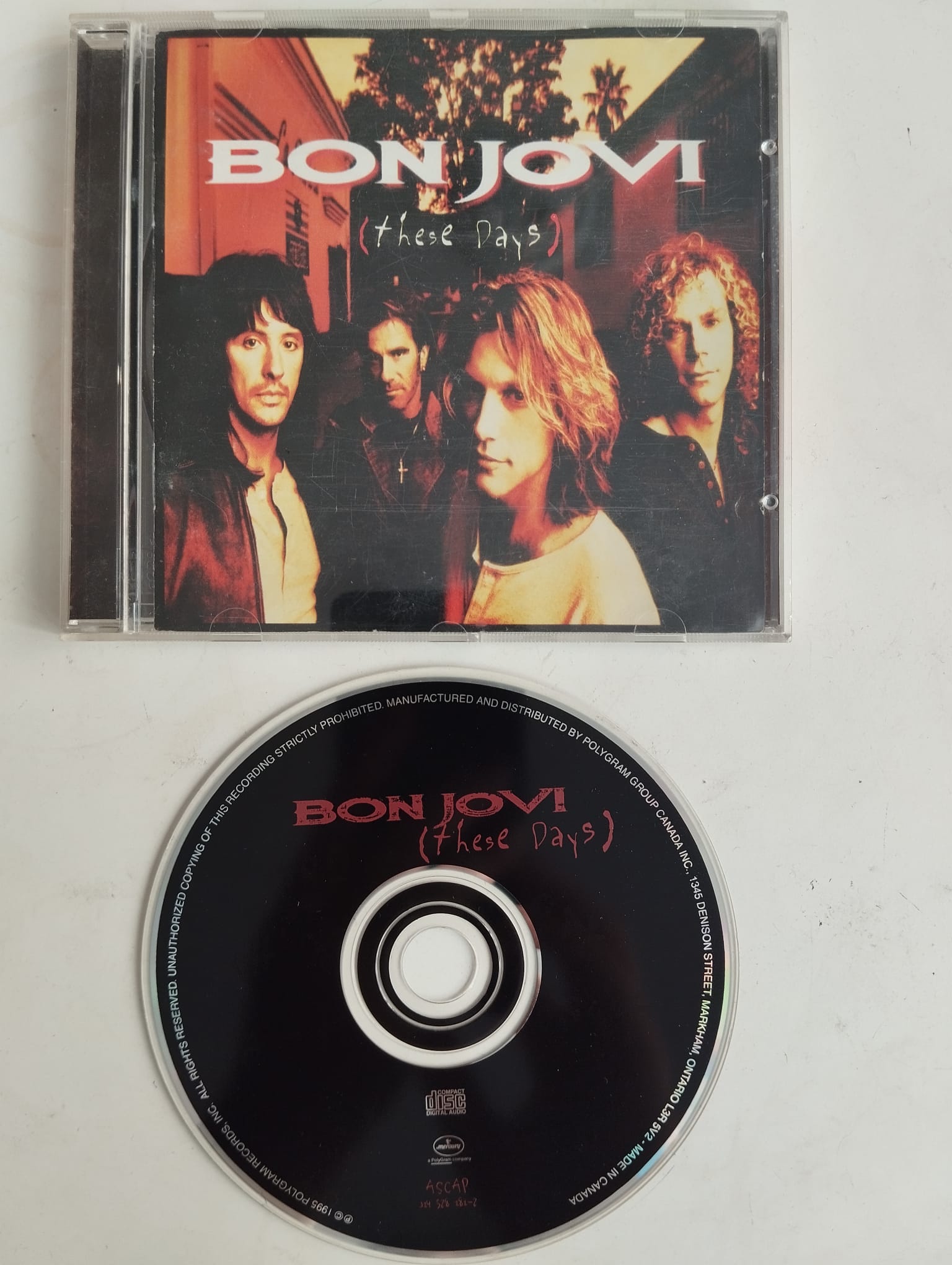 Bon Jovi – These Days  - 1Kanada Basım 2. El  CD Albüm