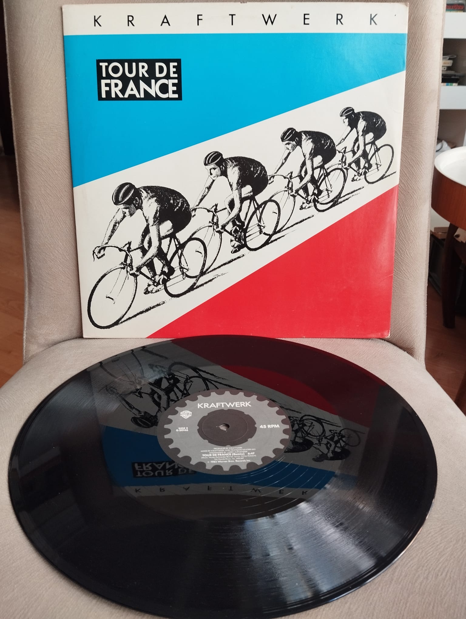 KRAFTWERK - Tour De France -  1983 US Basım Maxi 45lik Plak